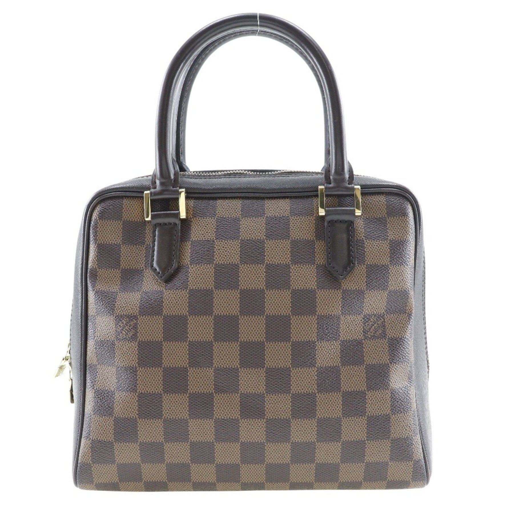 Louis Vuitton Brera Handbag, Damier Canvas, Made in France, 1998, Double Zipper