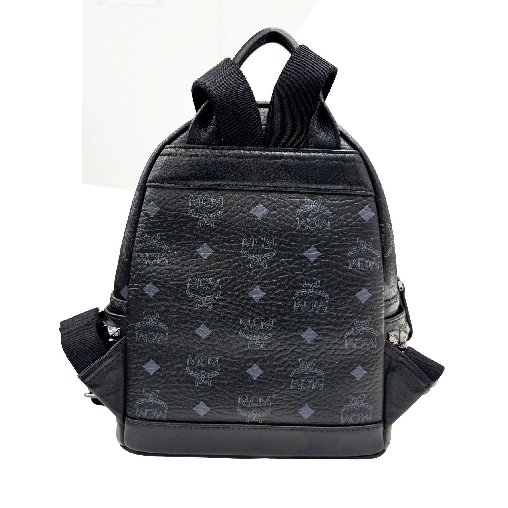 MCM Backpack Side Studs Leather