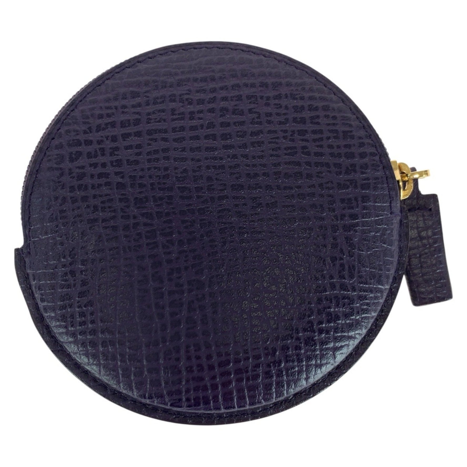 LOEWE Anagram Leather Wallet/Coin Case with Silver Hardware