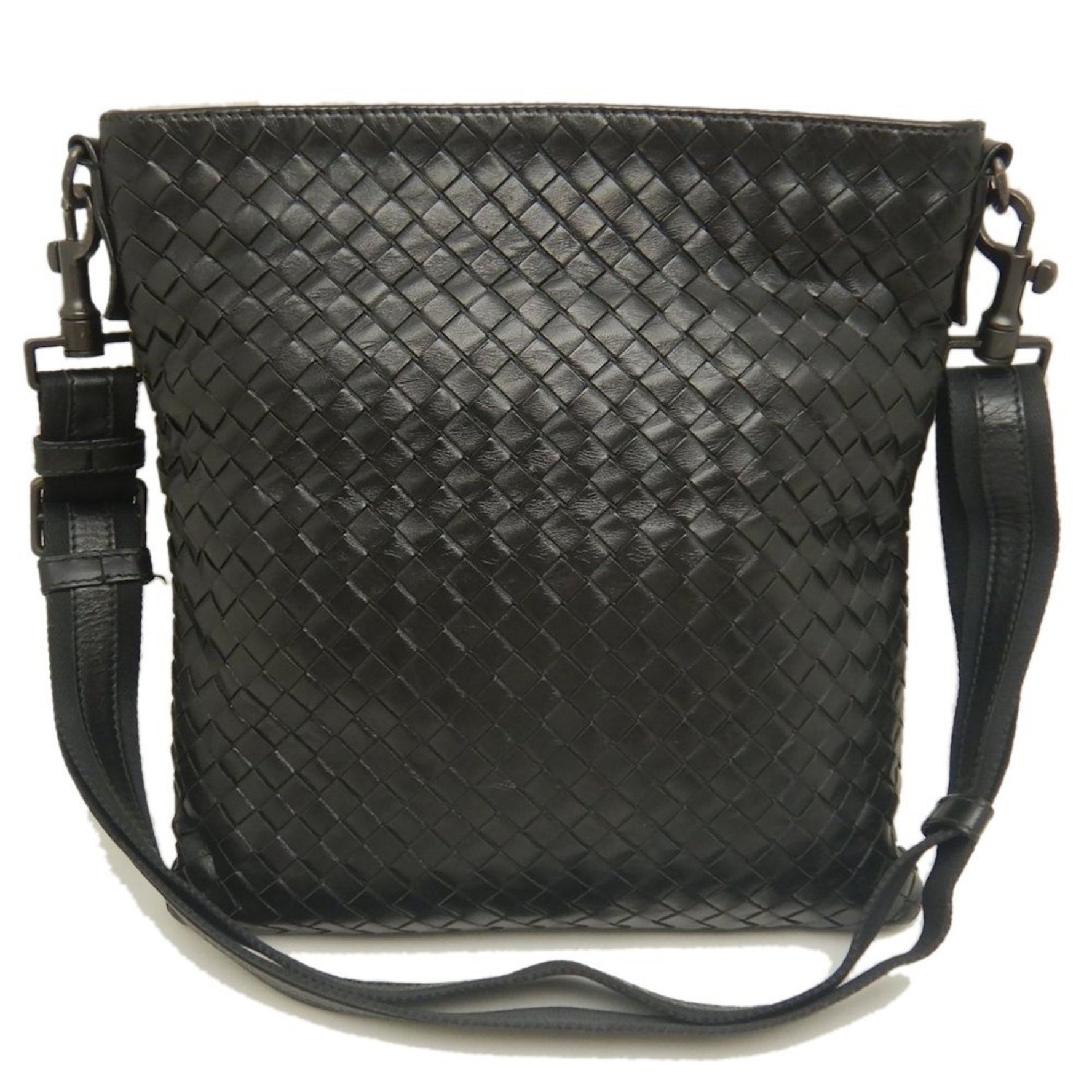 BOTTEGA VENETA Intrecciato Shoulder Bag in Leather