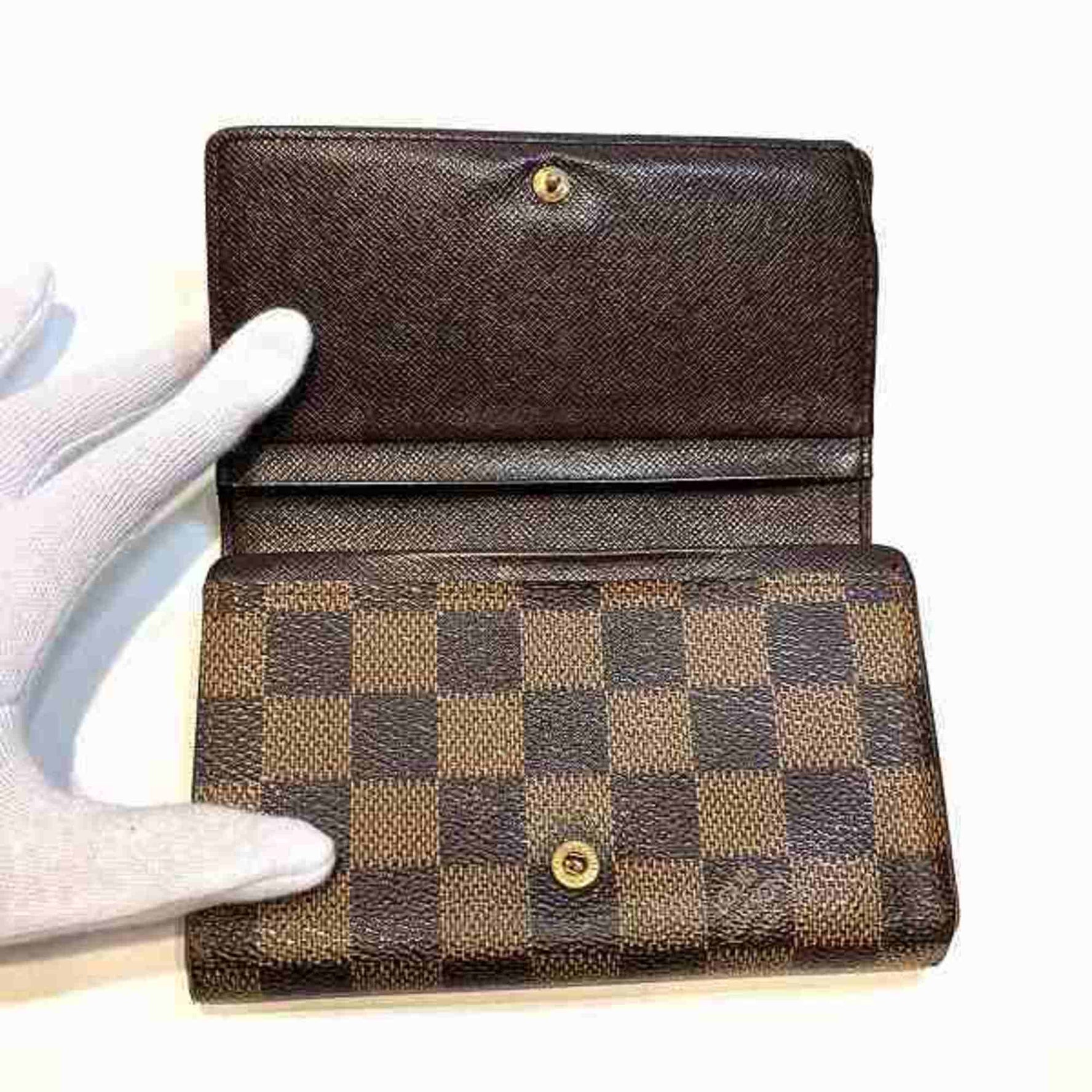 Louis Vuitton Damier Porte Monnaie Tresor N61730 Bi-fold Wallet for Men and Women