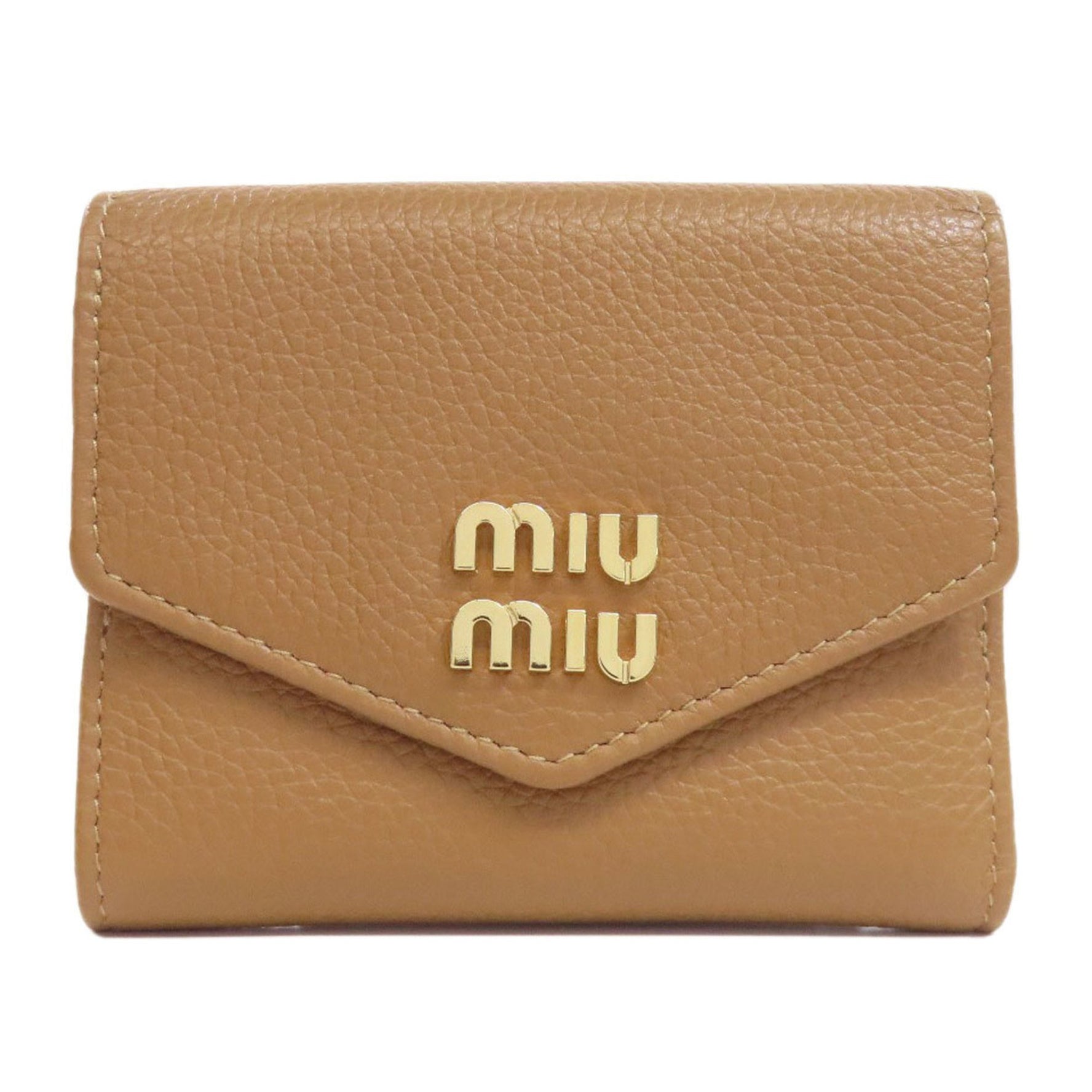 Miu Miu Miu Leather Bi-fold Wallet MIUMIU