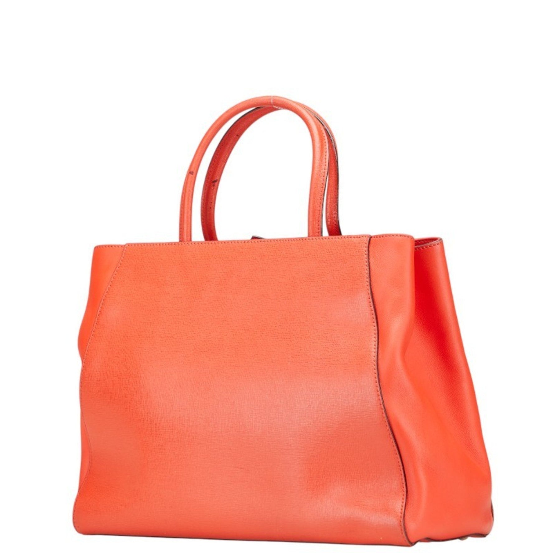 Fendi Toujours Handbag/Shoulder Bag Red Leather