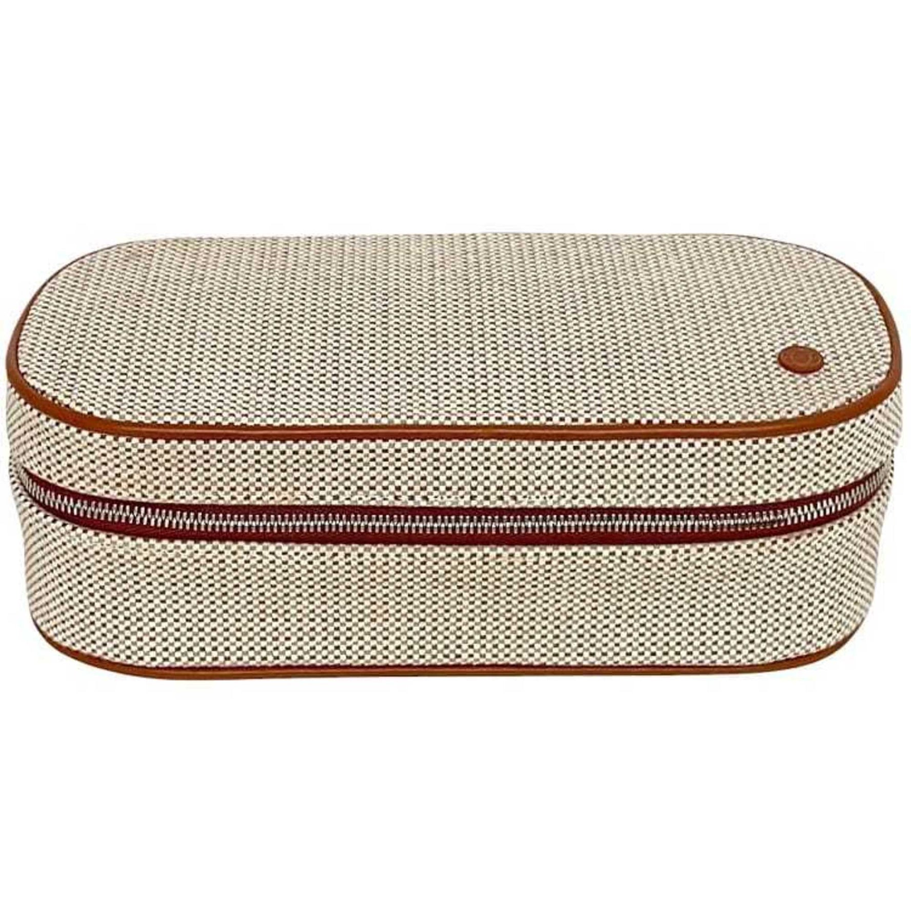 Hermes Hermès Escale Pouch Cotton 100% Jacquard Canvas Toile H