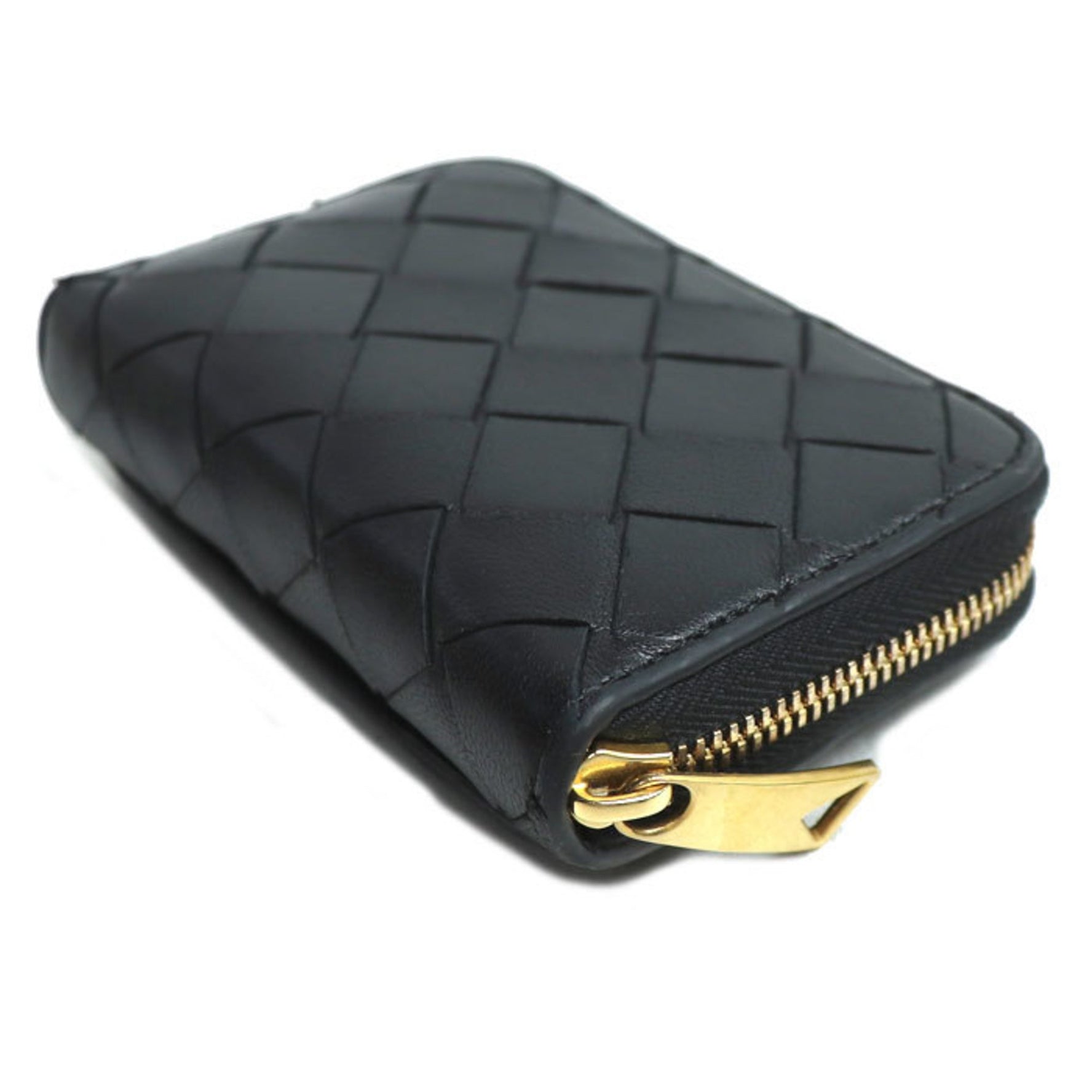 BOTTEGAVENETA Bottega Veneta Intrecciato Zip Around Coin Case Unisex