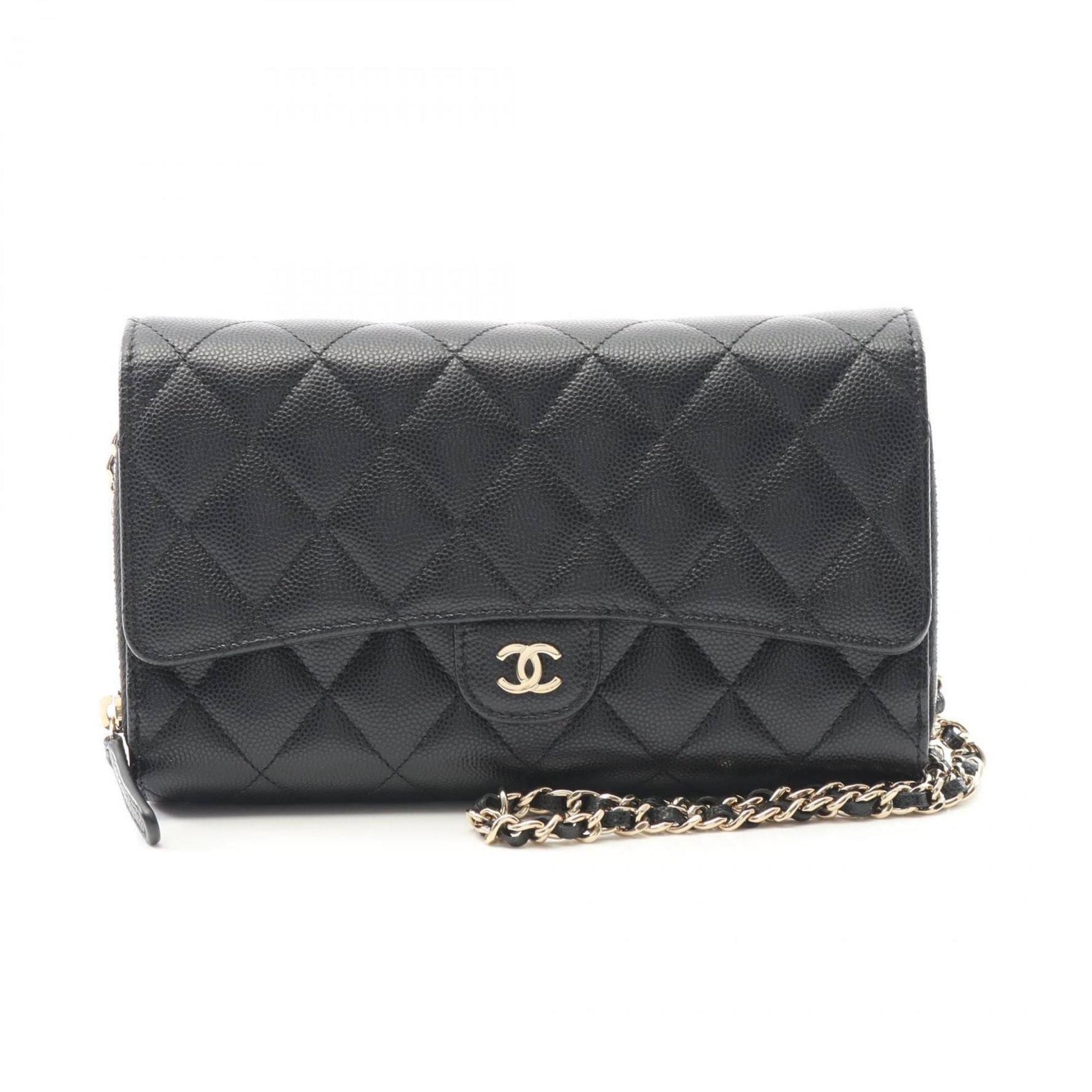 CHANEL Matelasse Shoulder Bag, Calfskin Leather