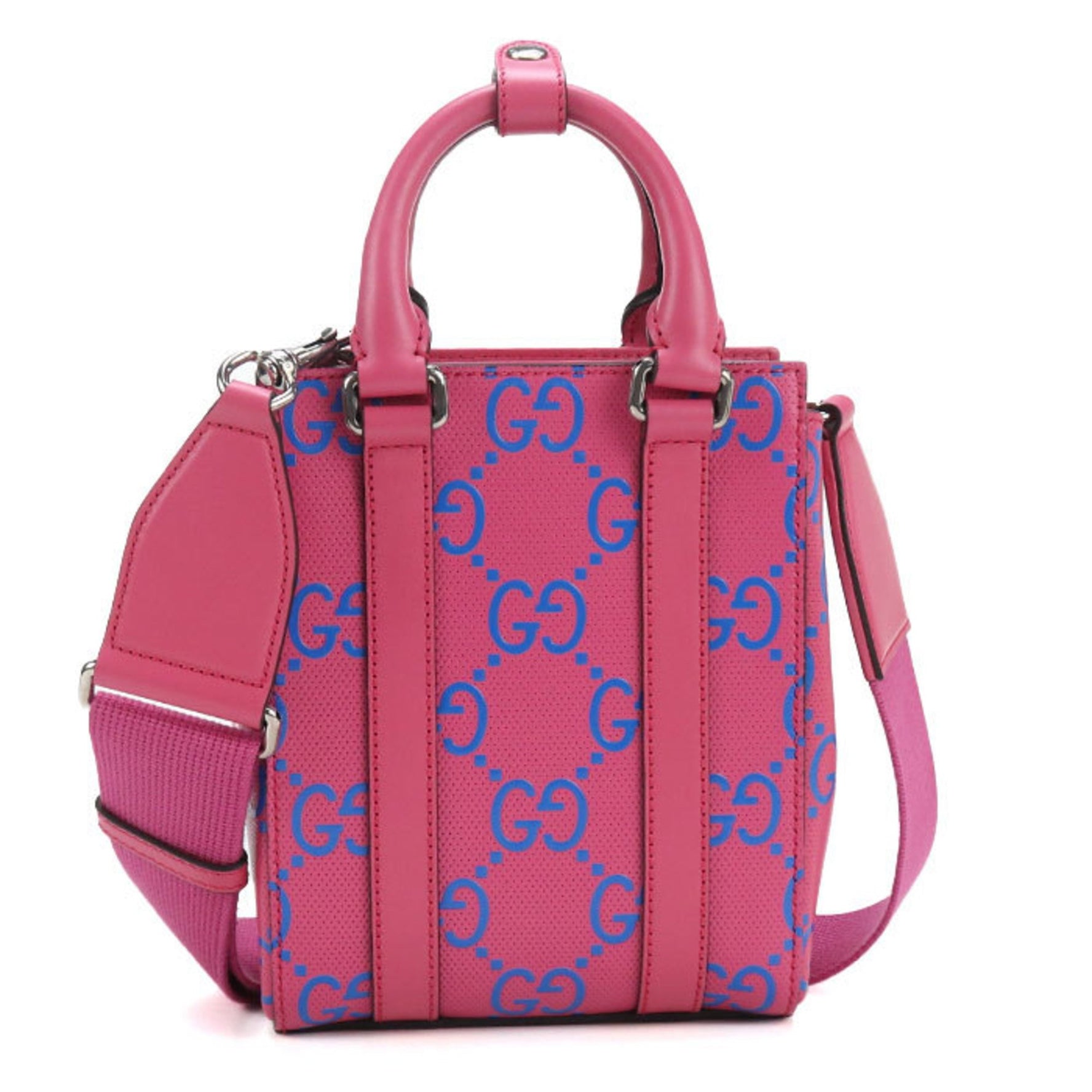 GUCCI Tote Bag Mini GG Embossed