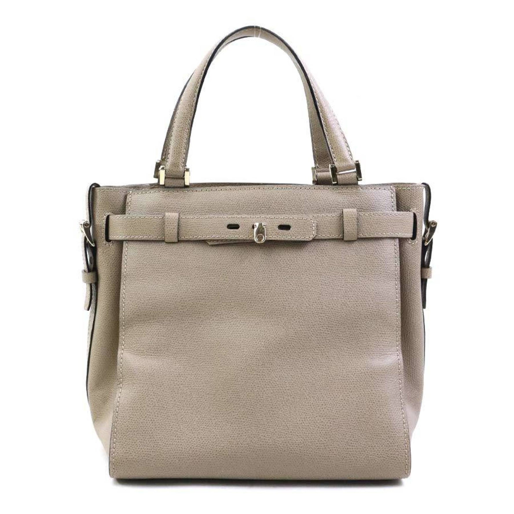 Valextra B Cube Handbag, Leather