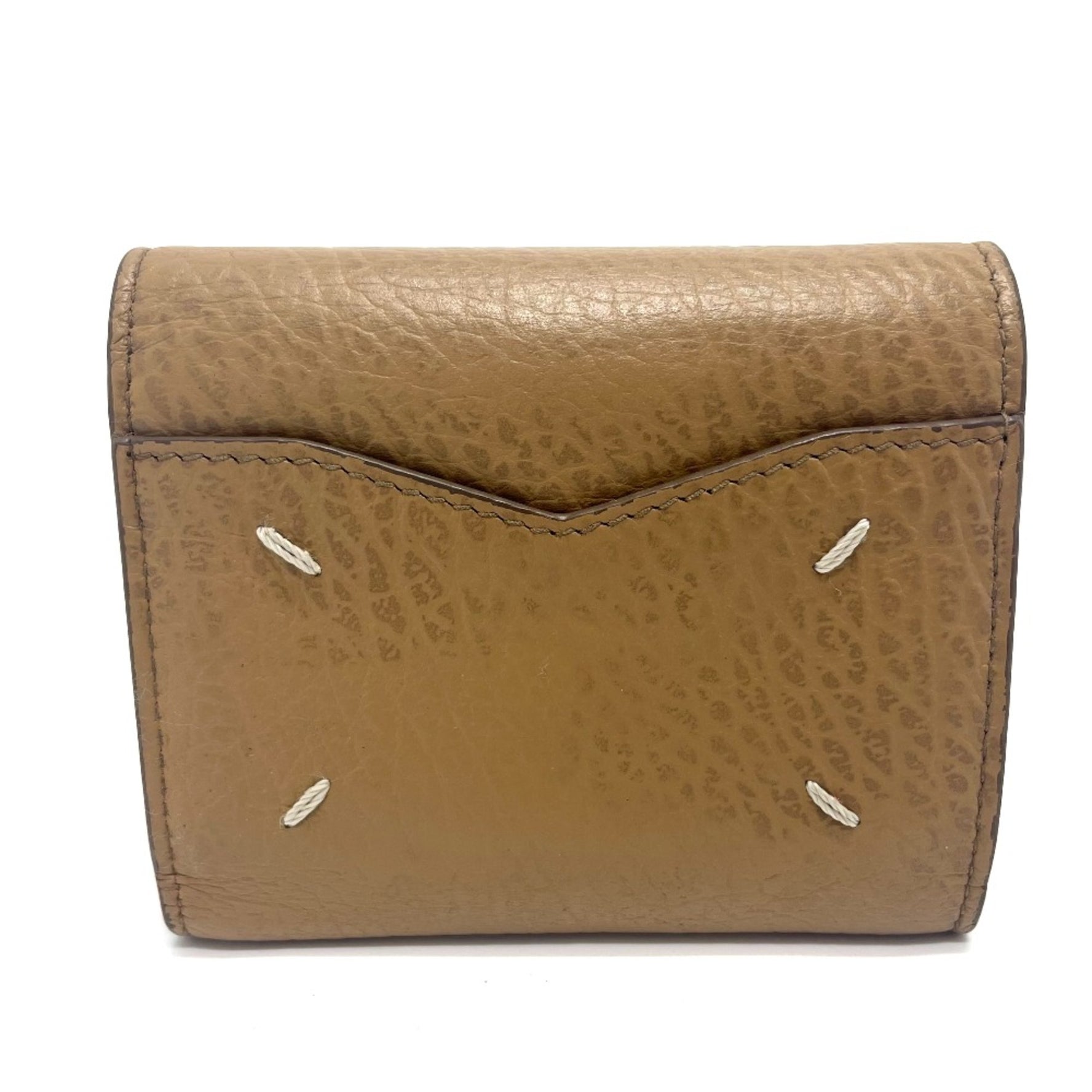 Maison Margiela Trifold wallet BeigeBased