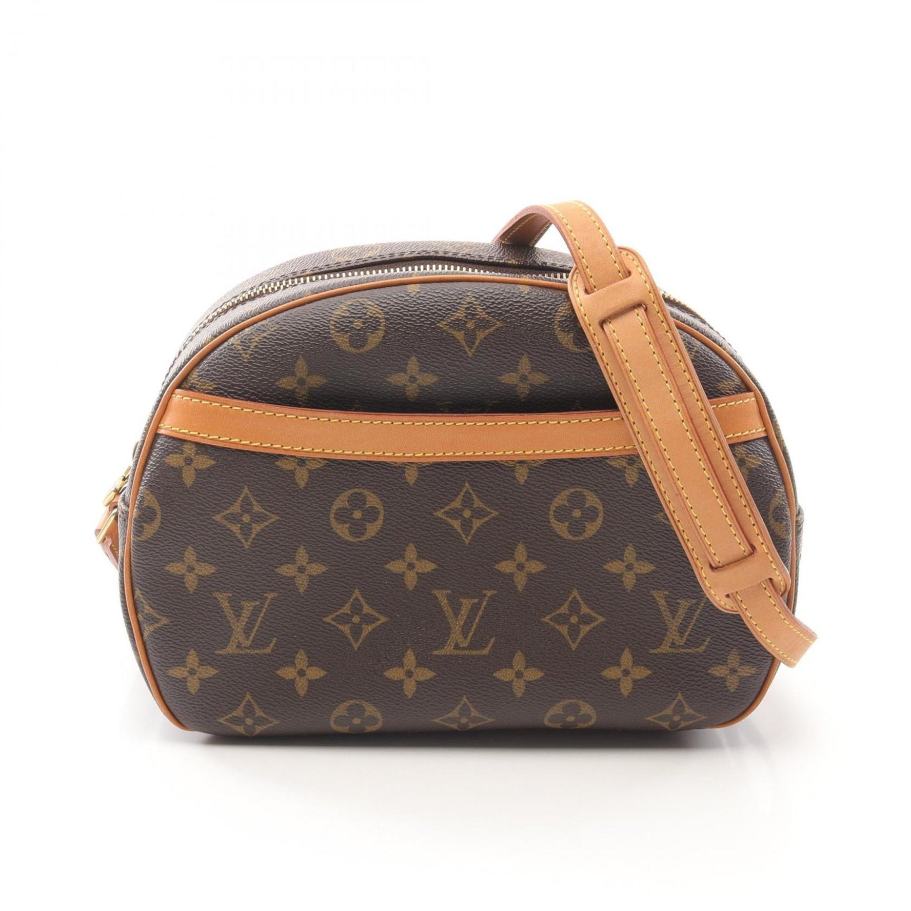 Louis Vuitton Blois Shoulder Bag Coated Canvas Leather Monogram