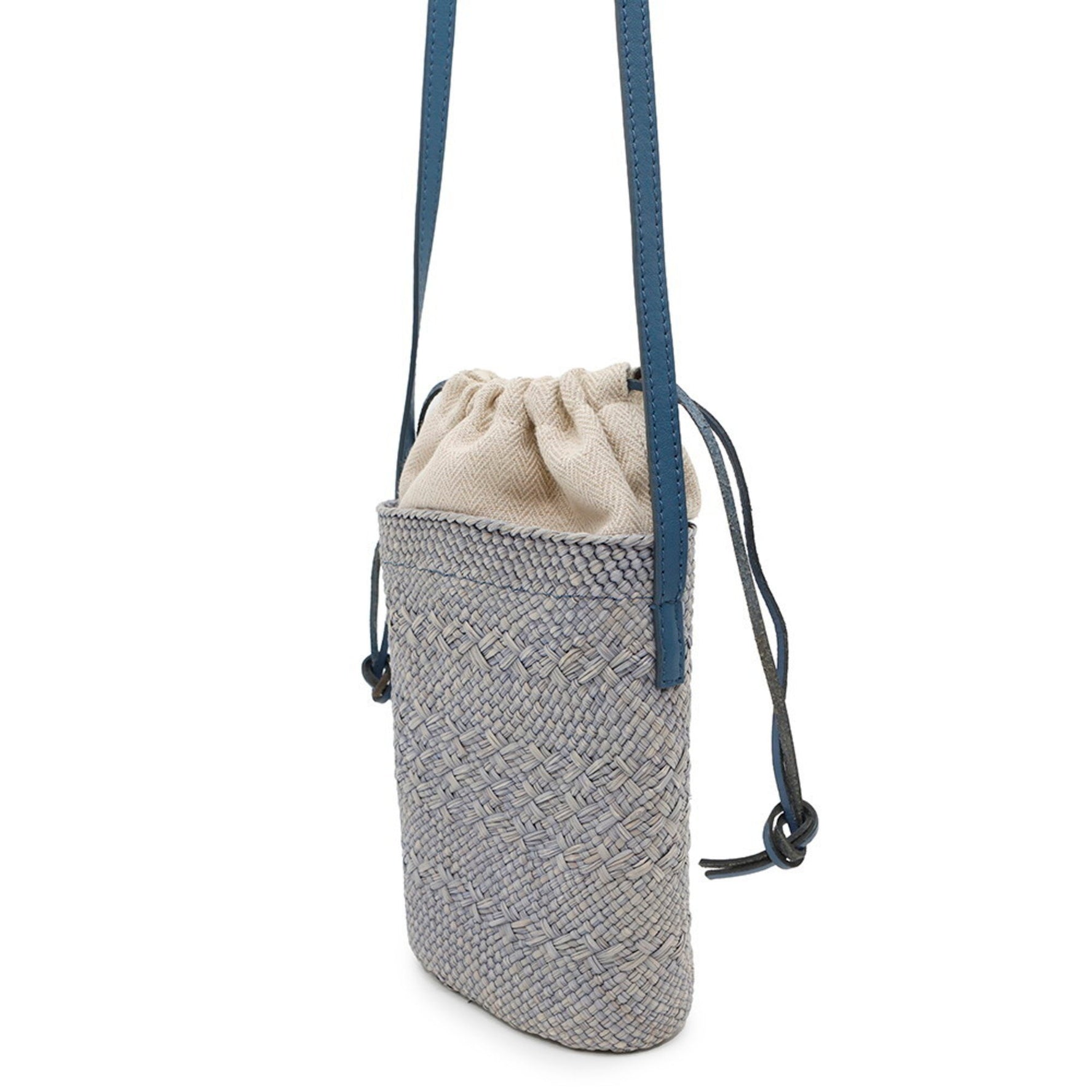 LOEWE Square Pocket Shoulder Bag in Iraka Palm Calfskin Leather