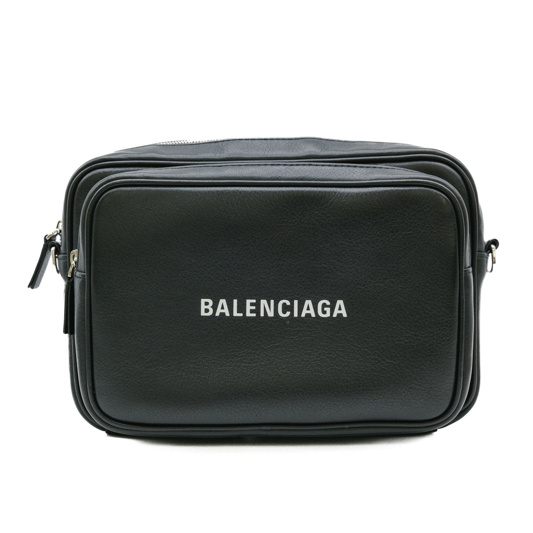 BALENCIAGA Shoulder Bag Everyday Body Leather Black