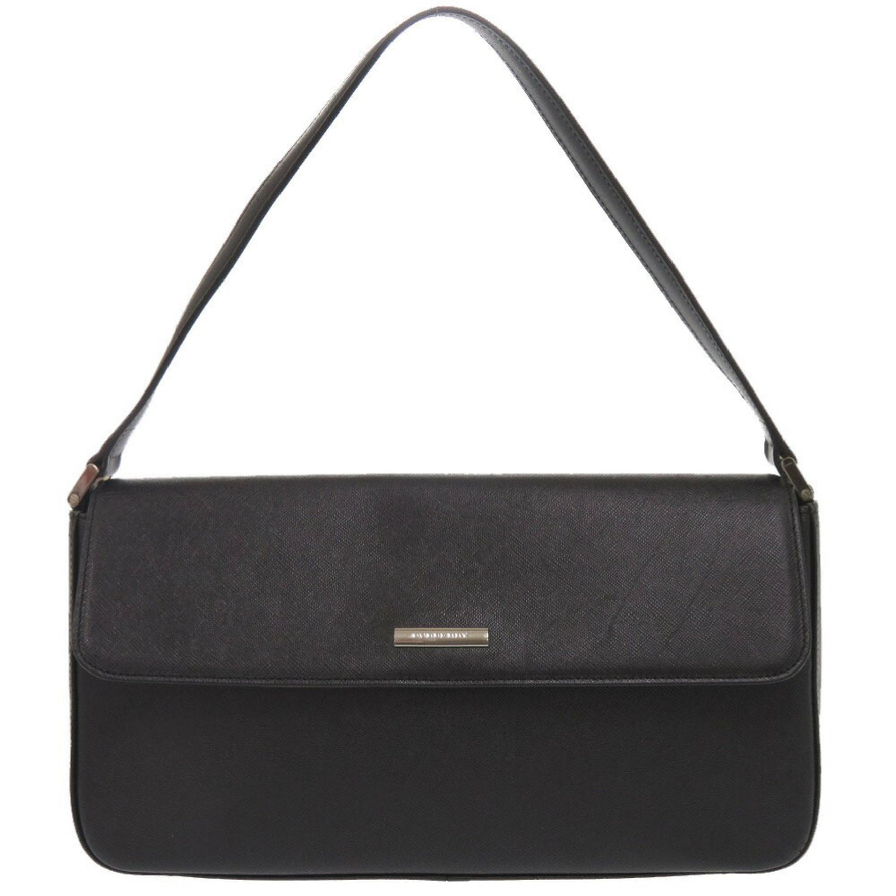 Burberry Plate Nova Check Leather Black Bag 0991BURBERRY