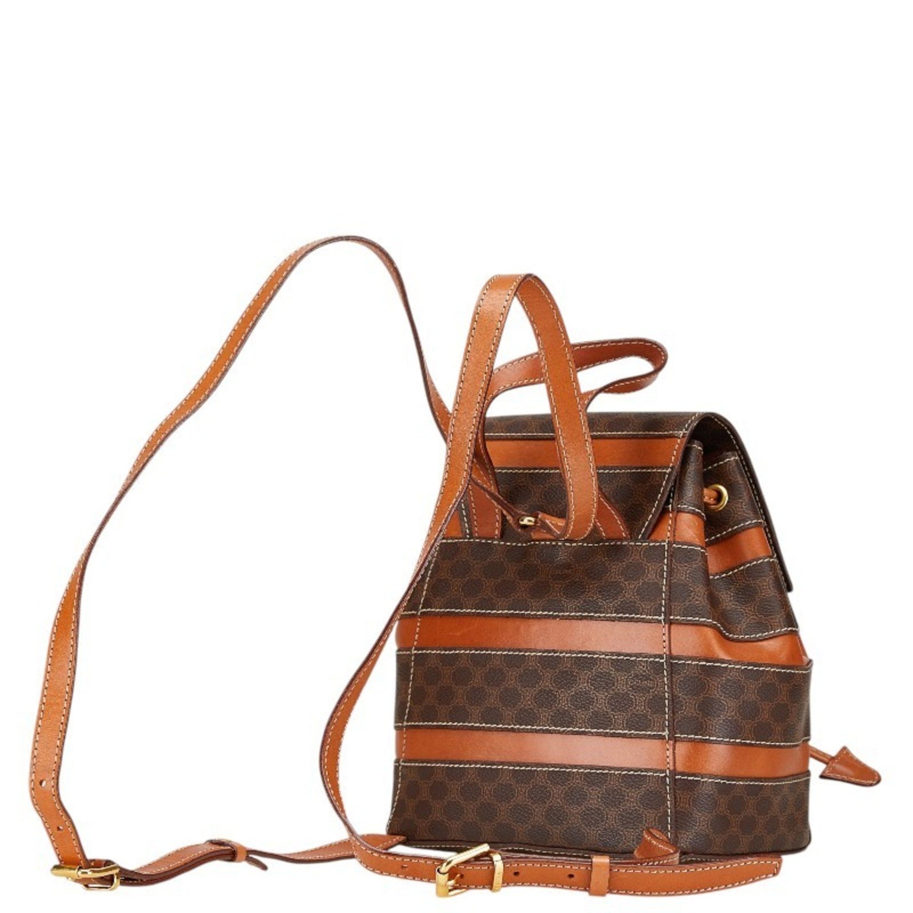 Celine Macadam Backpack PVC Leather