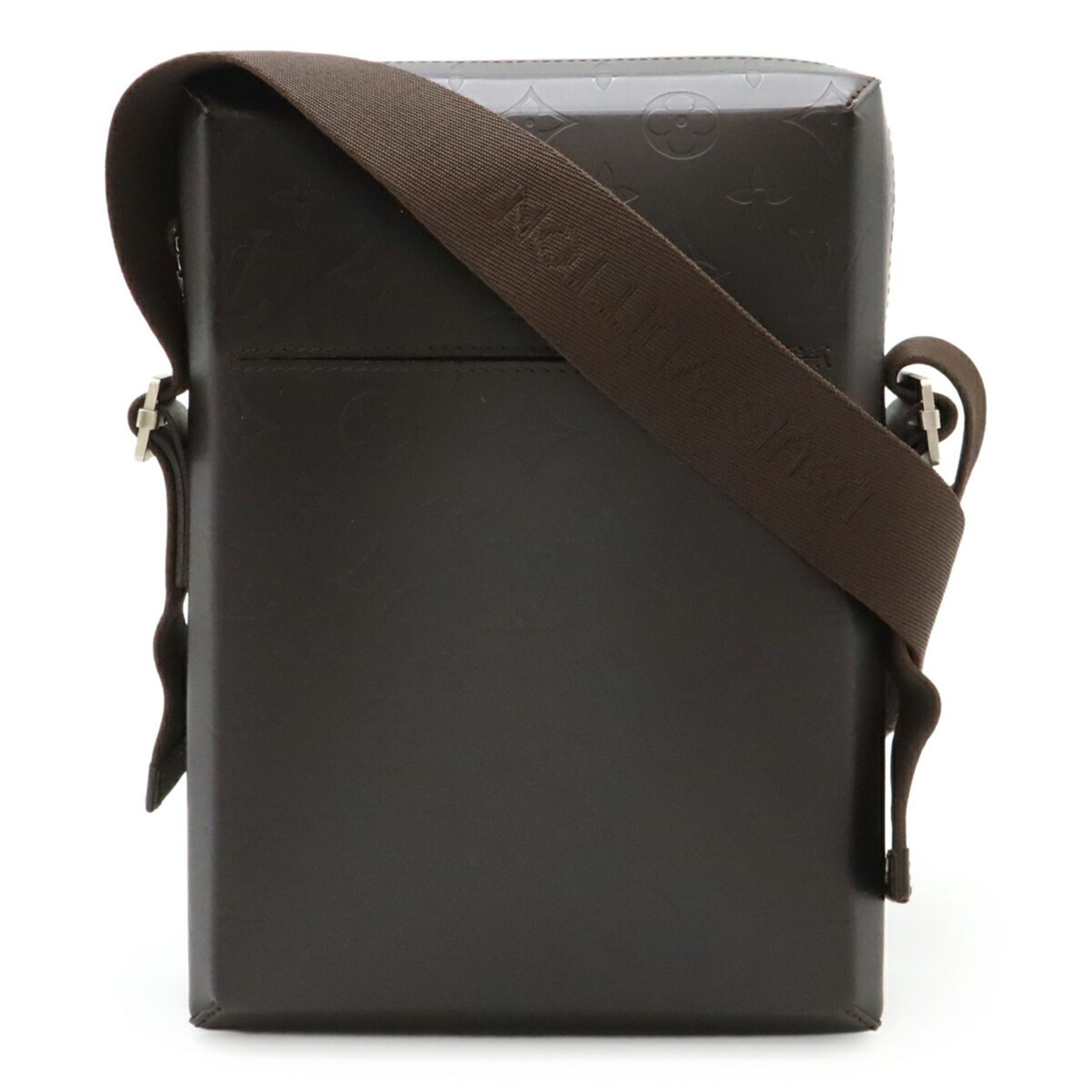 Louis Vuitton Monogram Glace Bobby Shoulder Bag Cafe Dark Brown