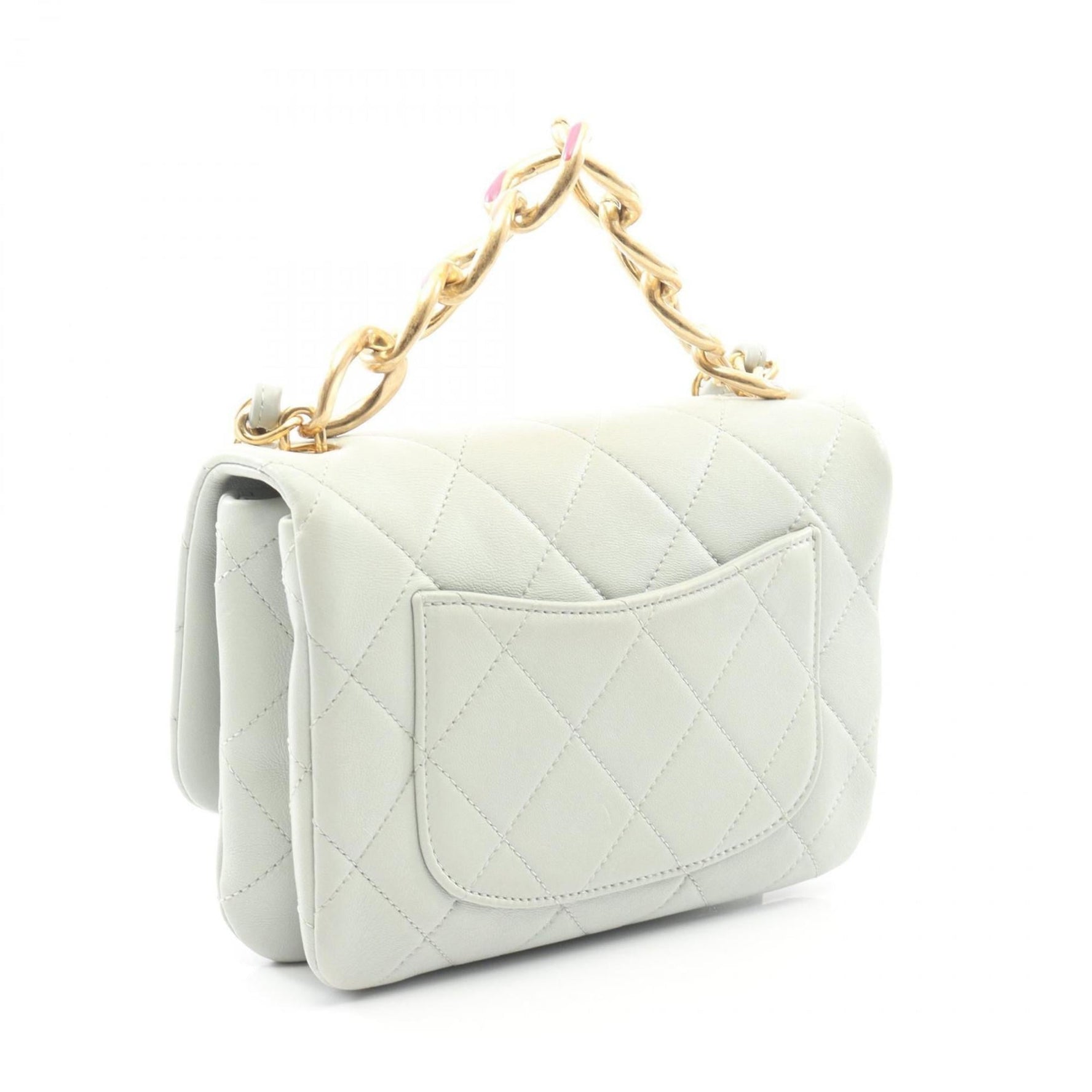 CHANEL Matelasse Shoulder Bag, Lambskin Leather