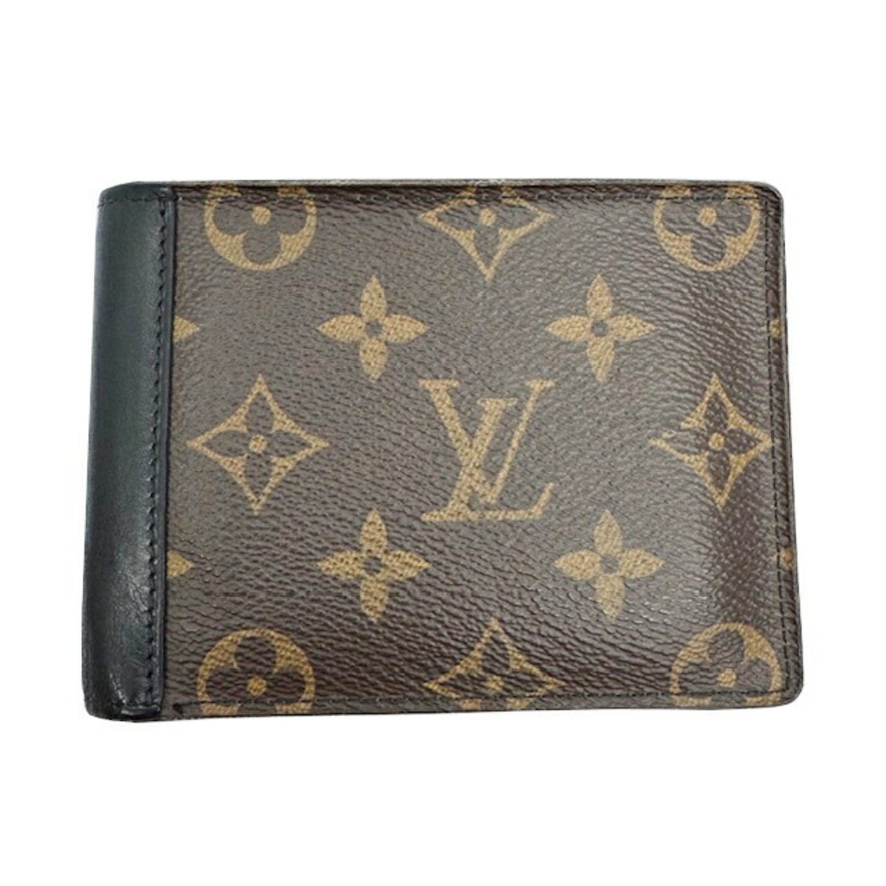 LOUIS VUITTON Louis Vuitton Portefeuille Mindoro Monogram Macassar M60411 CT4165 Initials (S.T) Folding Wallet Cards, Coins, Coin Pockets Men's