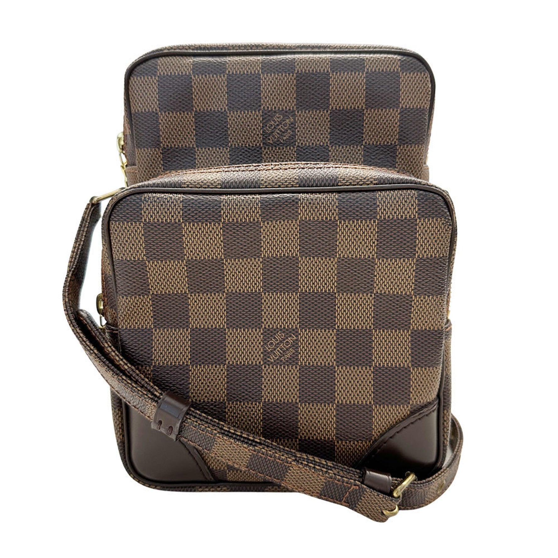 Louis Vuitton Bag Damier Shoulder Canvas Amazon Ebene Brown
