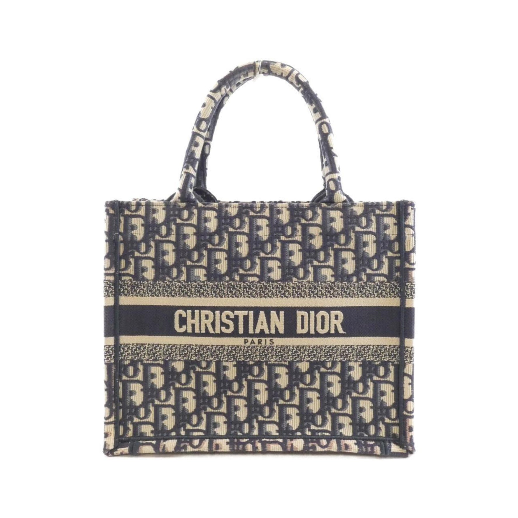 Christian Dior DIOR OBLIQUE Book Tote Small Handbag