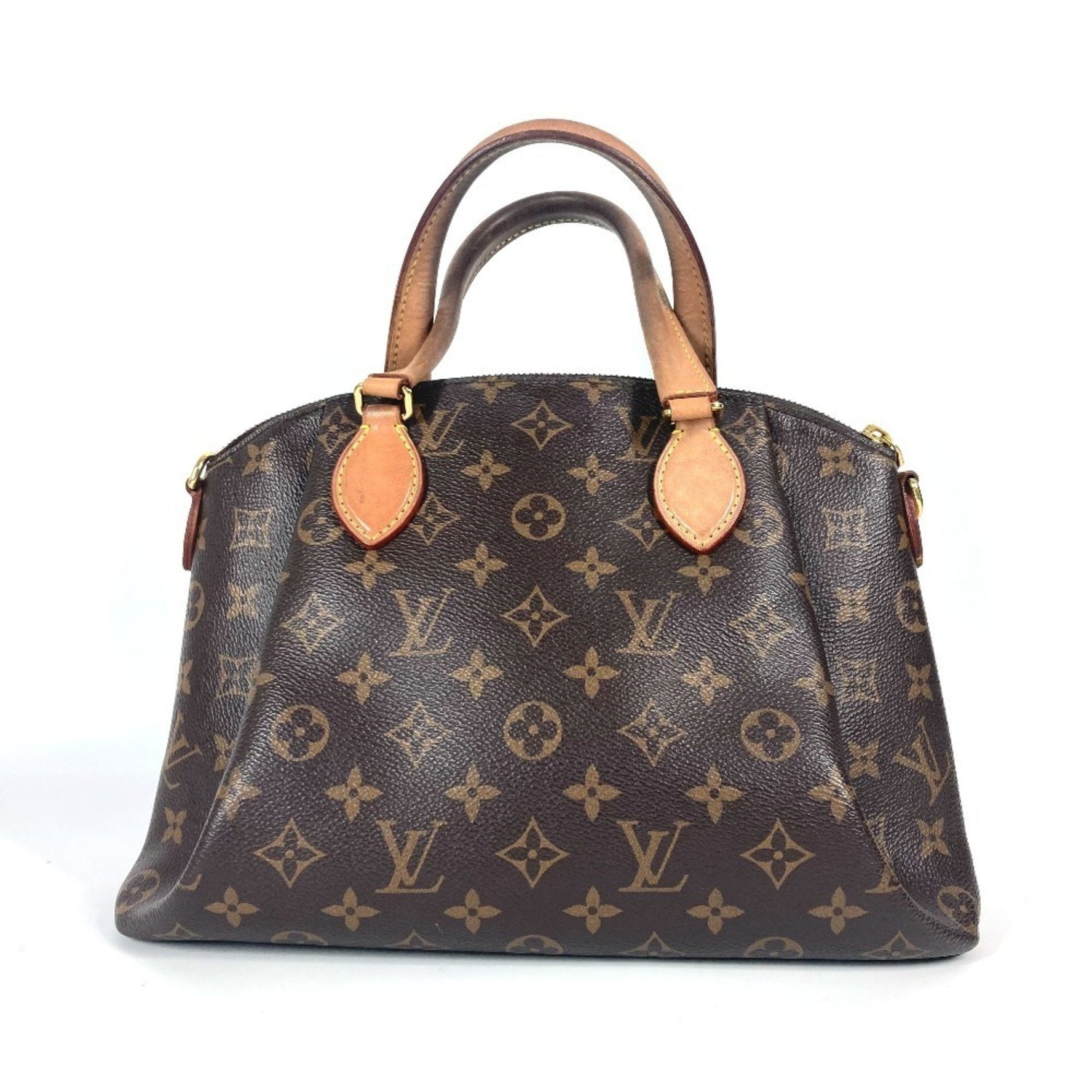 LOUIS VUITTON M44543 Monogram Rivoli PM Tote Bag Handbag Canvas Women's Brown