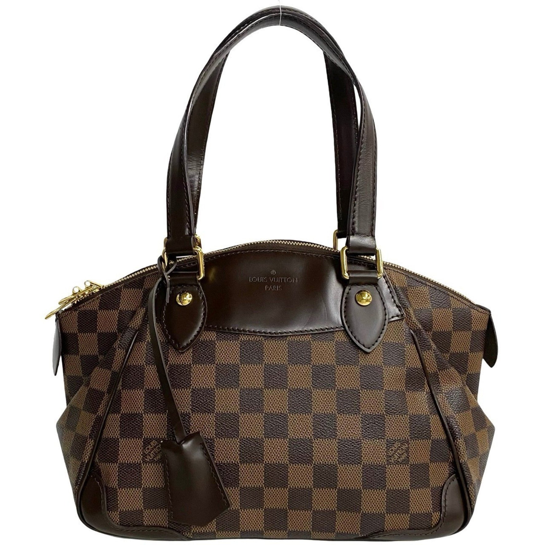 Louis Vuitton Verona PM Damier Leather Handbag, Mini Tote Bag, Boston