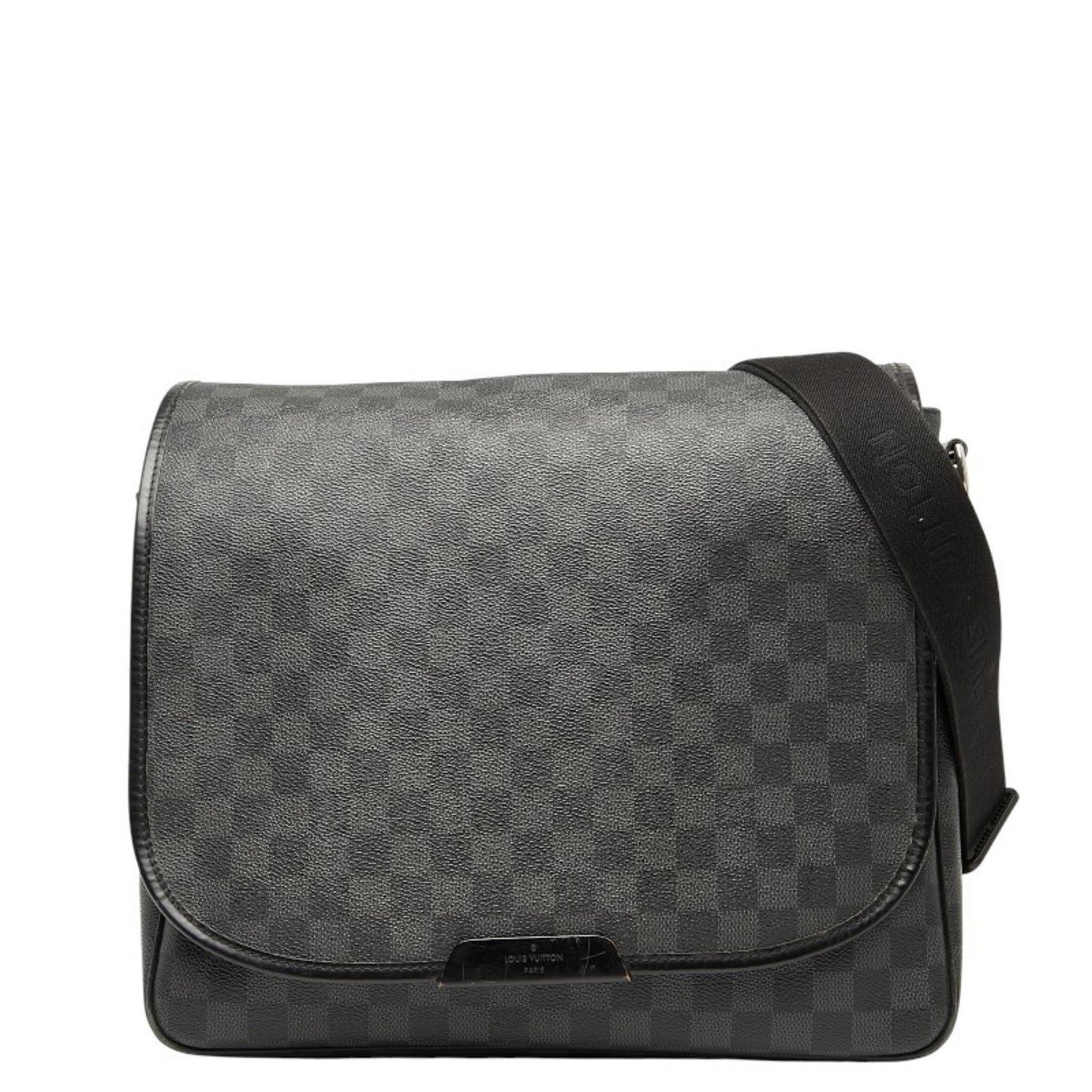 Louis Vuitton Damier Graphite Daniel MM Crossbody Shoulder Bag Leather LOUIS VUITTON