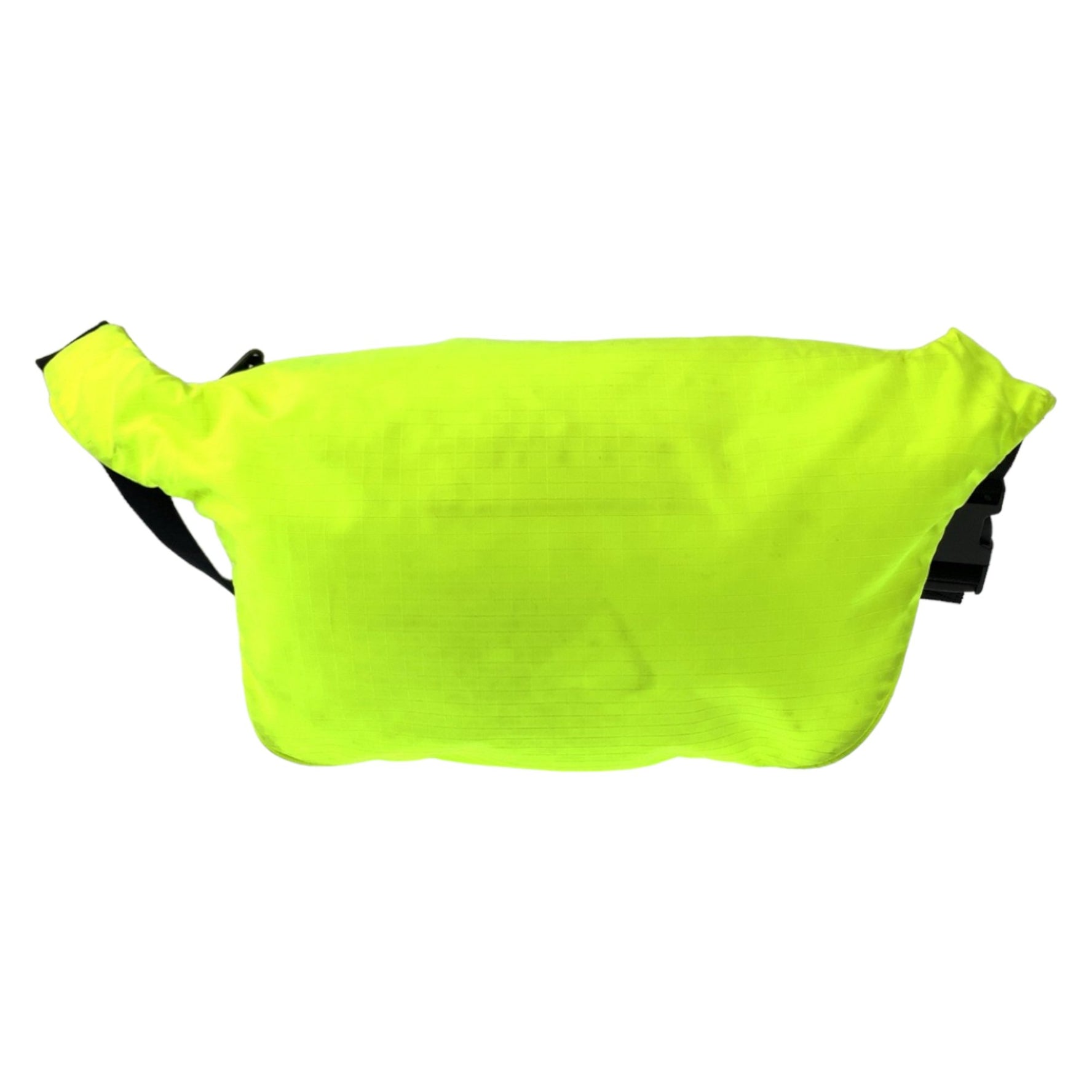BALENCIAGA Explorer Fluorescent Neon Yellow Black Nylon Waist Pouch Body Bag Bum Men's