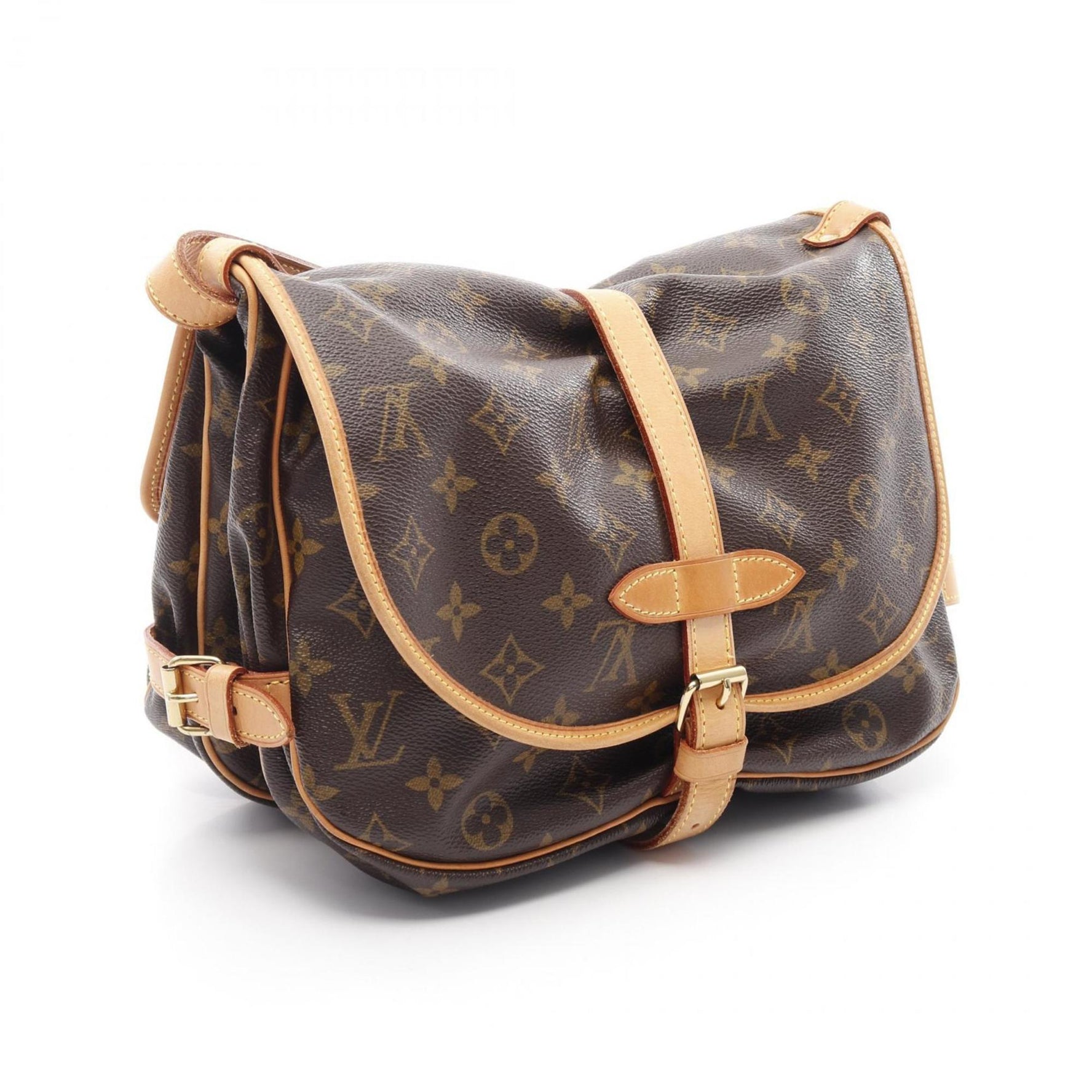 Louis Vuitton Saumur 30 Shoulder Bag, Coated Canvas and Leather, Monogram