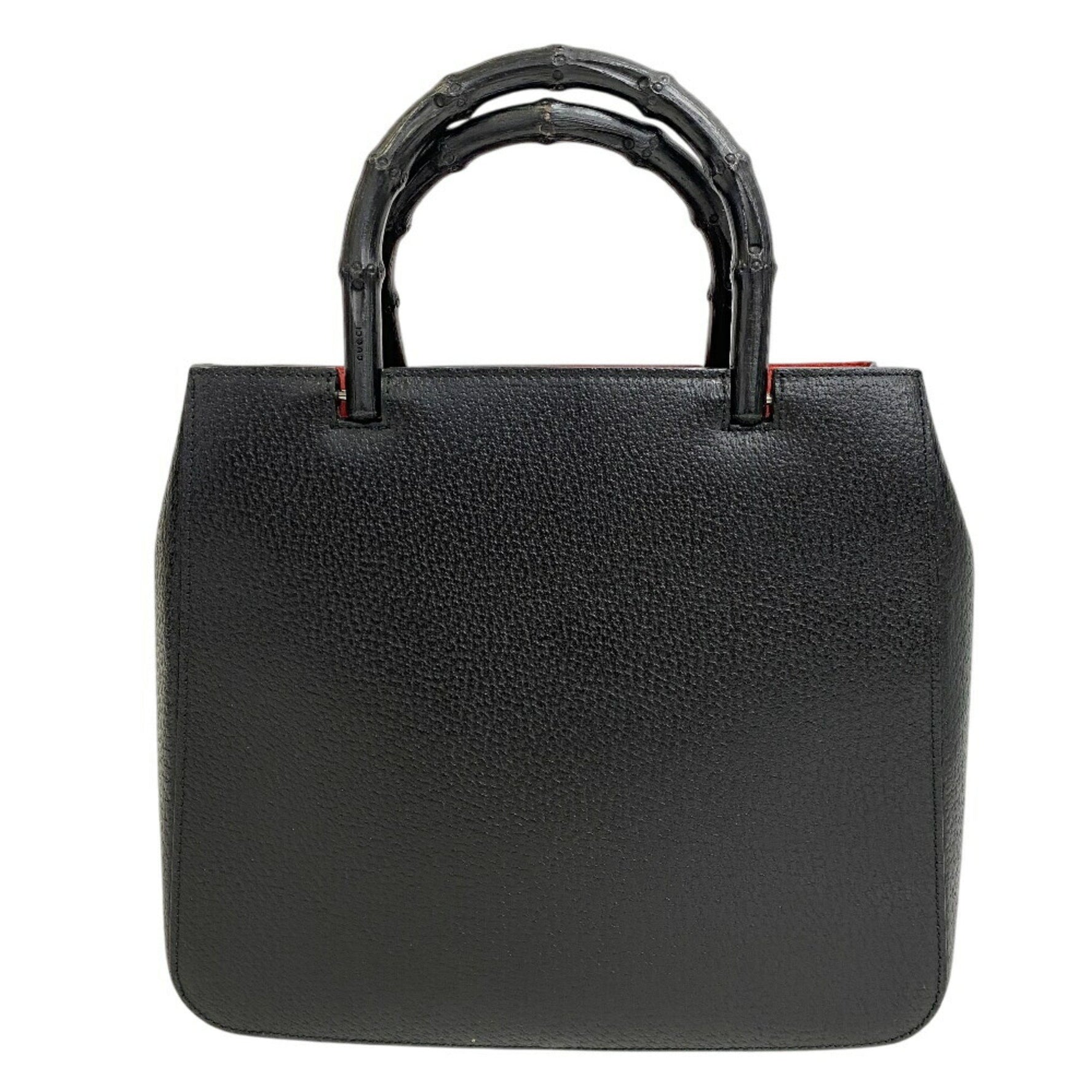 GUCCI Bamboo Tote Bag, Handbag, Women's, Black