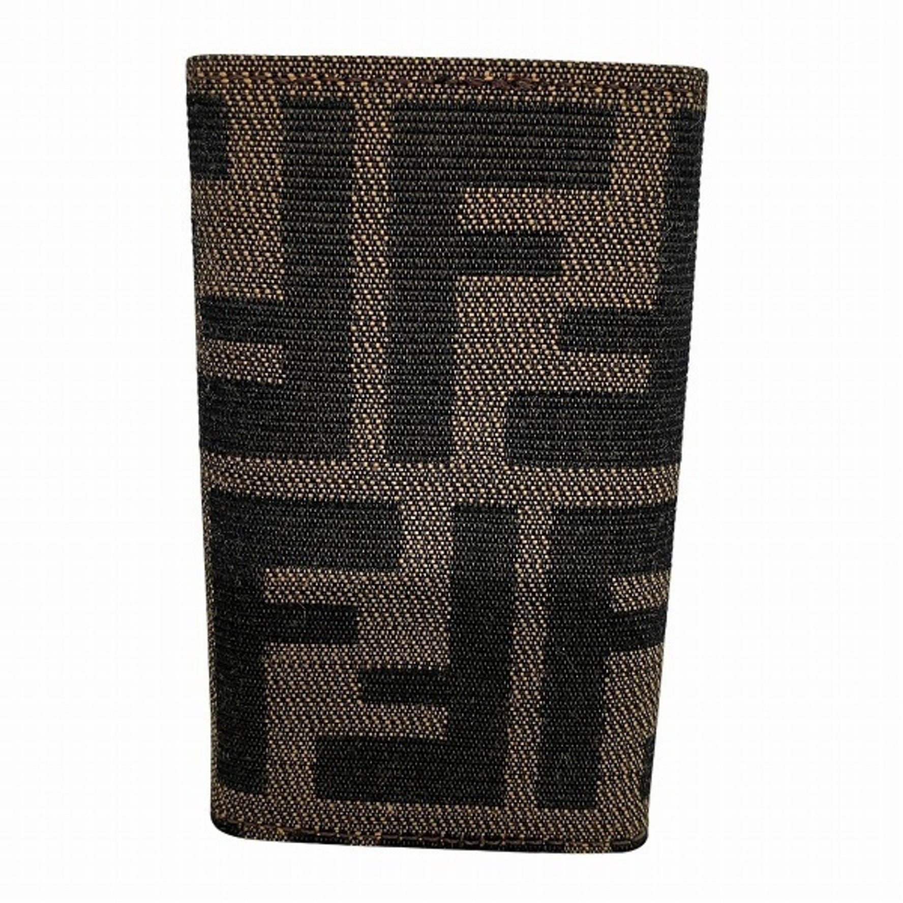 Fendi Zucca Canvas and Leather Key Case/Keychain