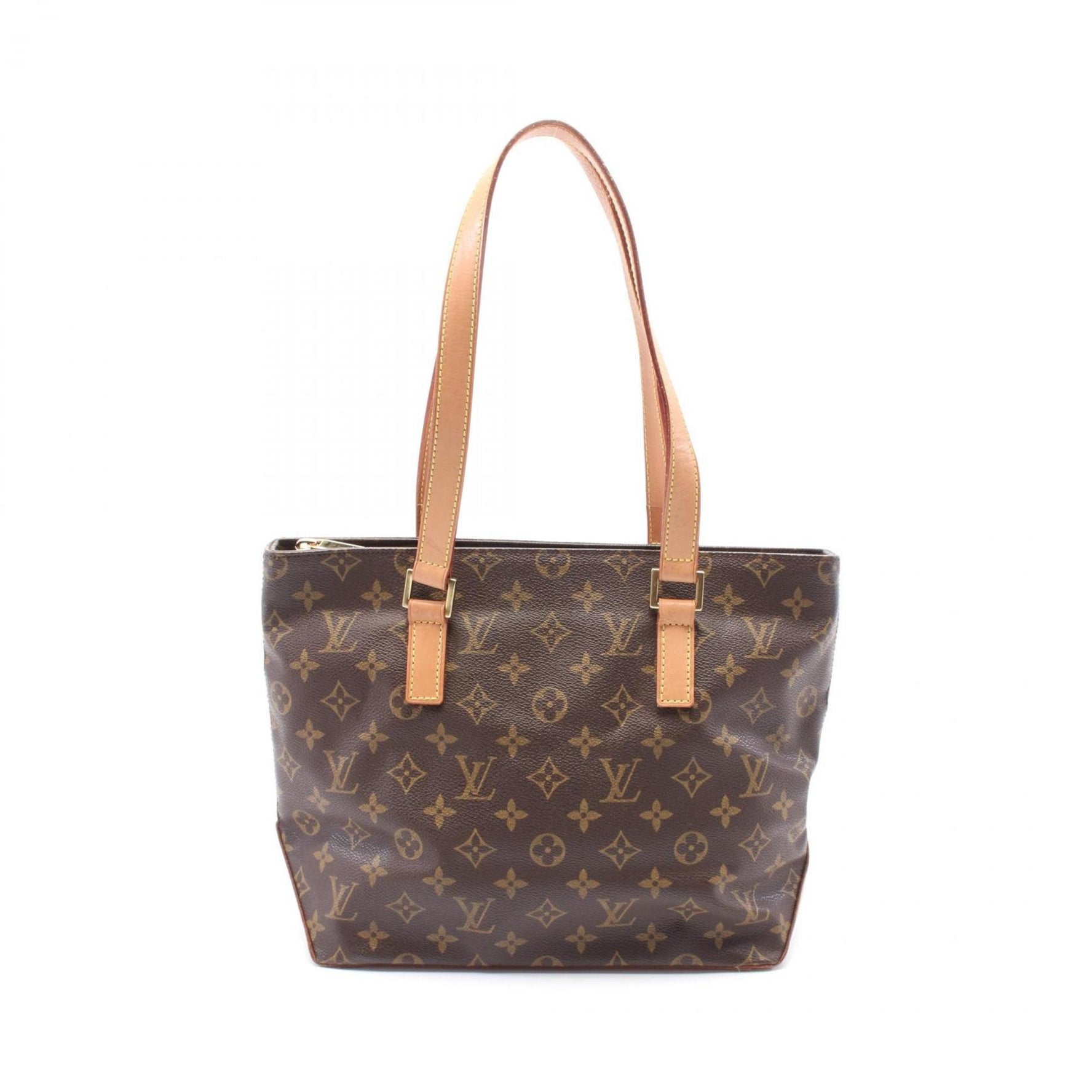 Louis Vuitton Cabas Piano Shoulder Bag Coated Canvas Leather Monogram