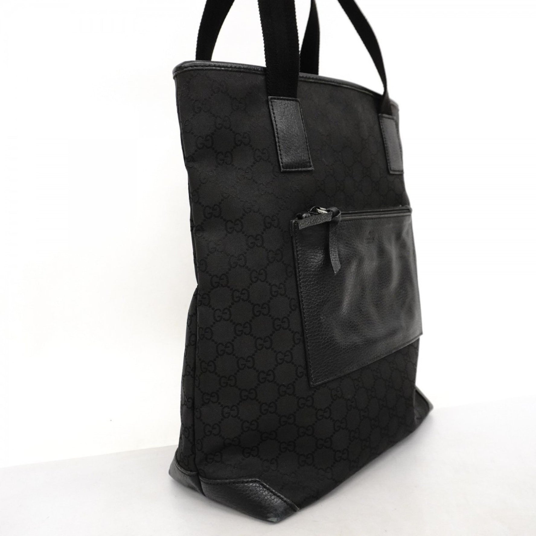 Gucci GG Nylon Tote Bag Black Women's