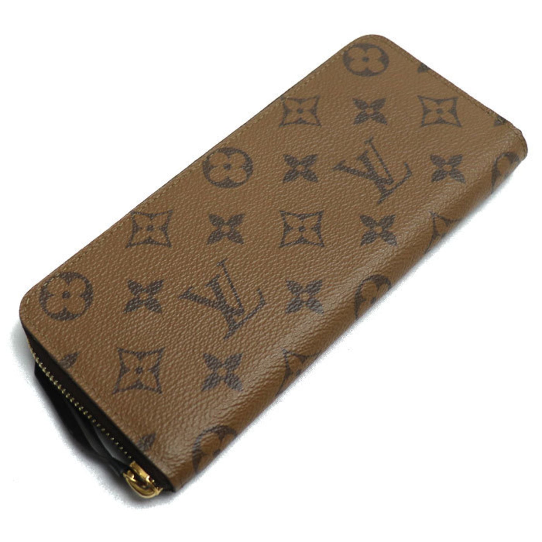 Louis Vuitton Portefeuille Clemence Long Wallet Round Monogram Reverse IC Chip