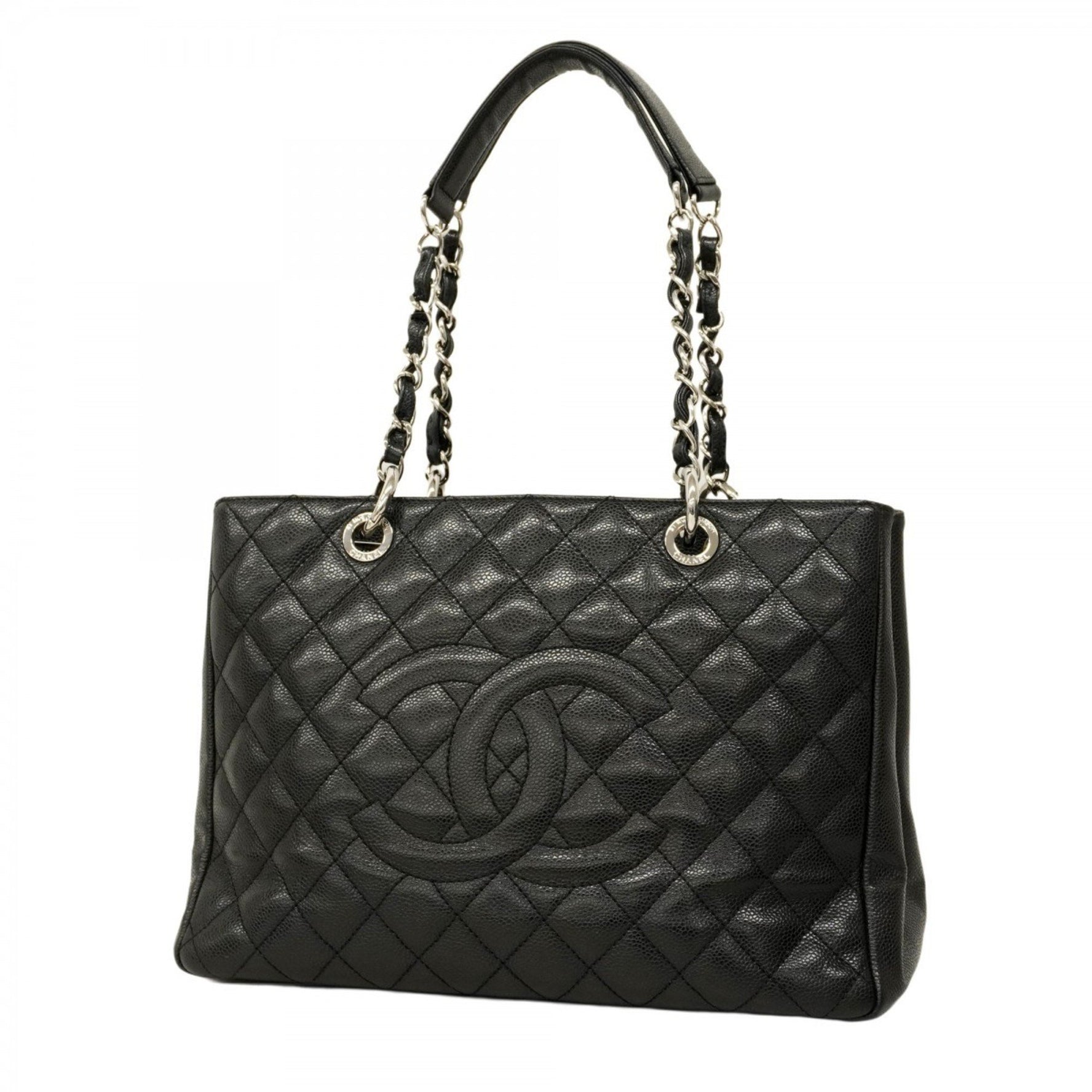 Chanel Matelasse Shoulder Bag with Chain Bag, Caviar Skin