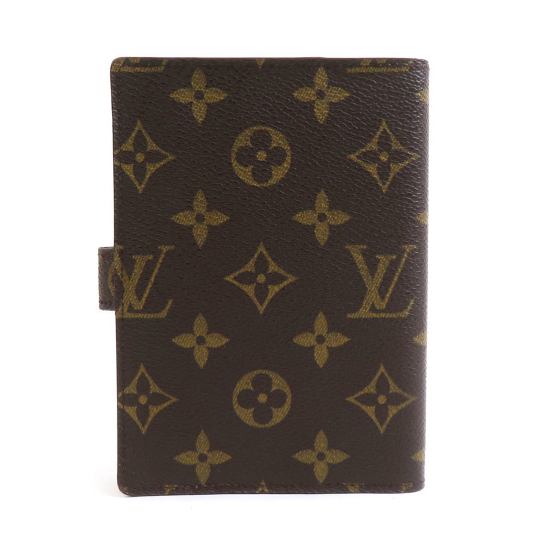 Louis Vuitton Monogram Agenda PM Planner Cover, Canvas, Metallic Brown and Gold