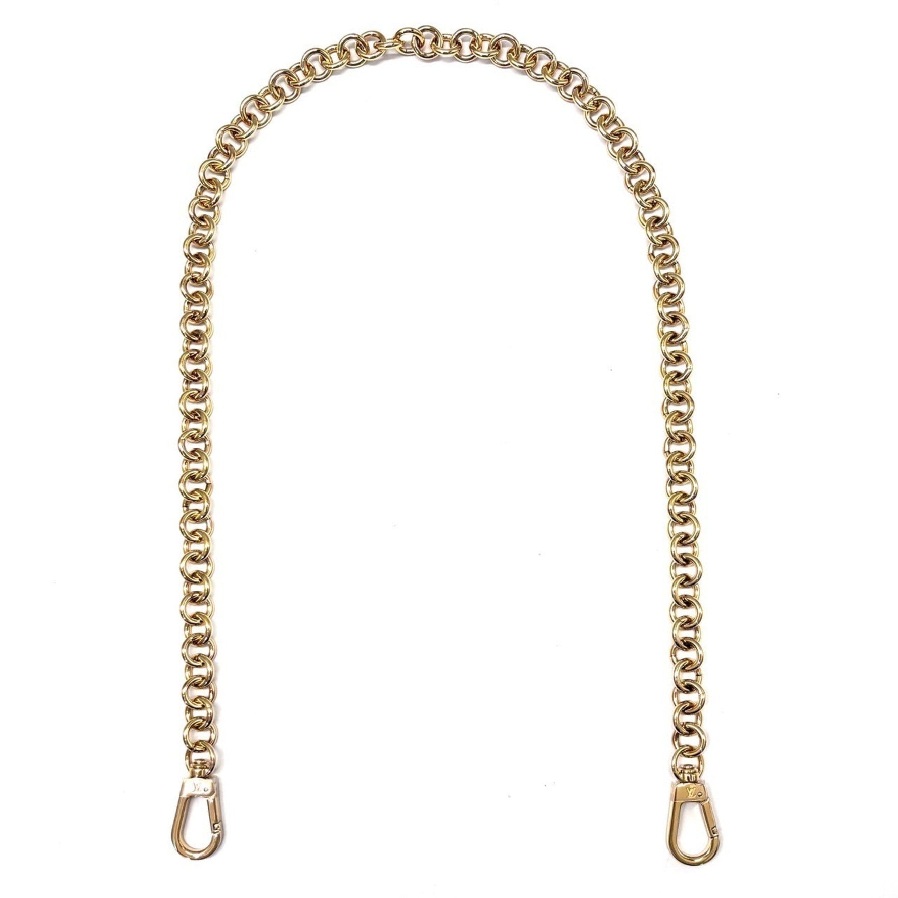 Louis Vuitton Bag Charm Shoulder Strap Gold LOUIS VUITTON