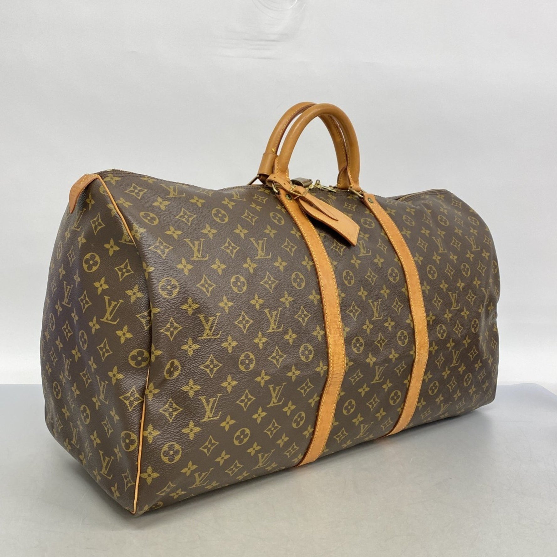 Louis Vuitton Monogram Keepall 60 Boston Bag Men's and