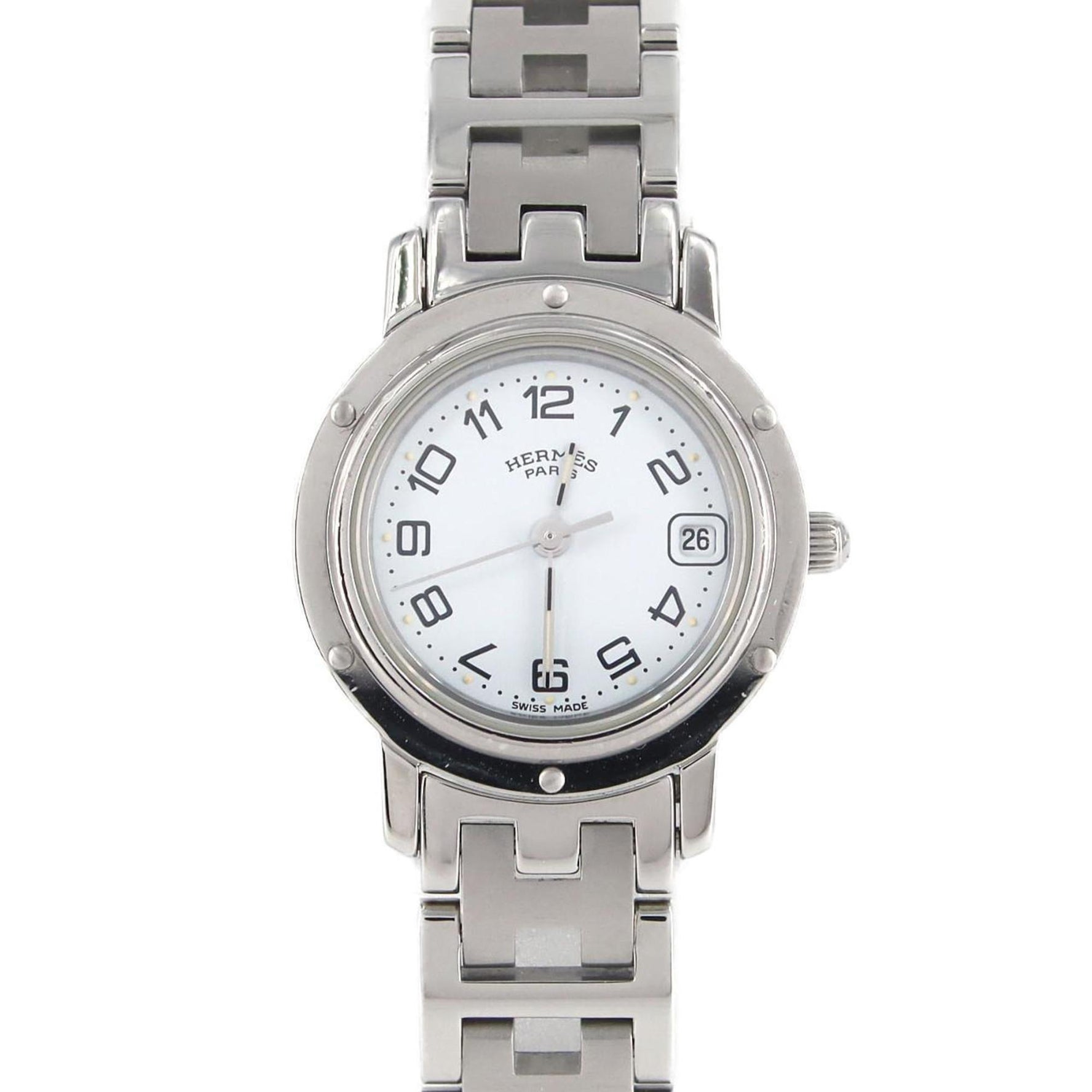 Hermes Clipper CL4.210 SS Quartz Watch