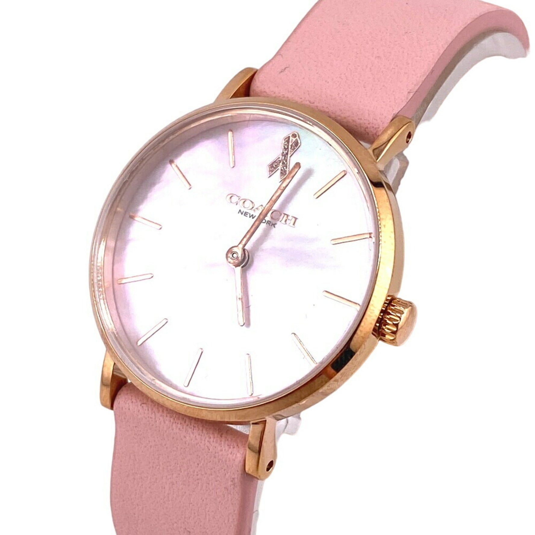 COACH Pink Pearl Watch, Pink, Women's