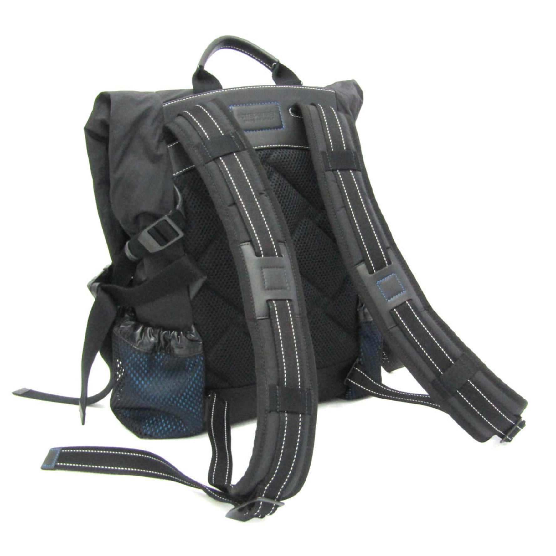 Bottega Veneta Nylon,Polyester Backpack Black,Blue