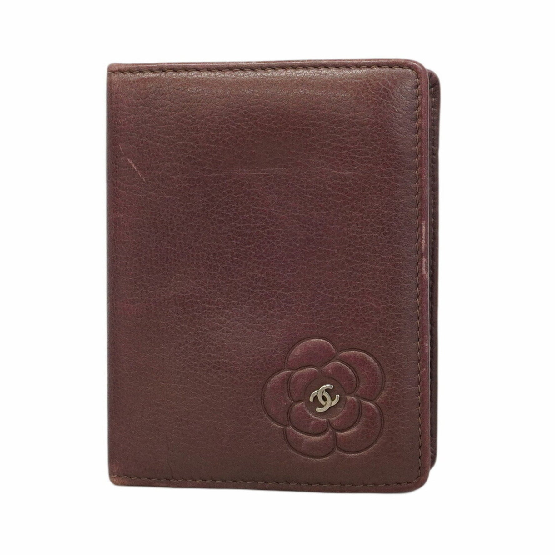 Chanel Camellia Leather Card Case in Light Purple