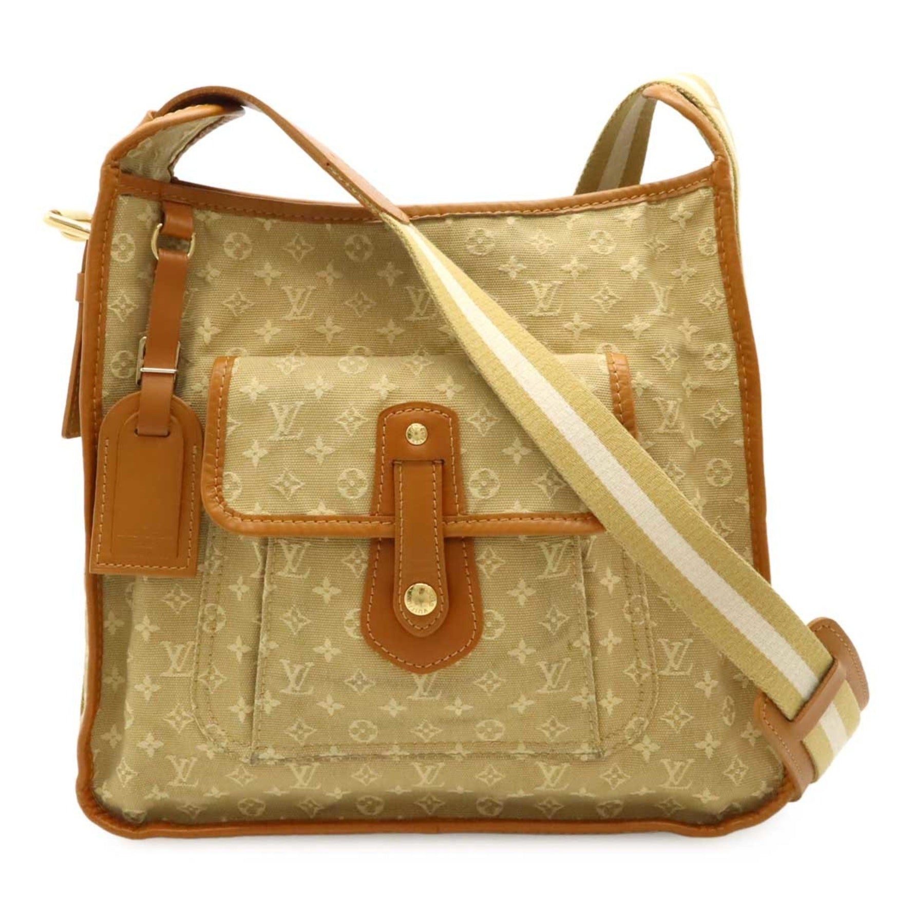 Louis Vuitton Monogram Mini Busas Marie Kate Shoulder Bag Canvas Leather