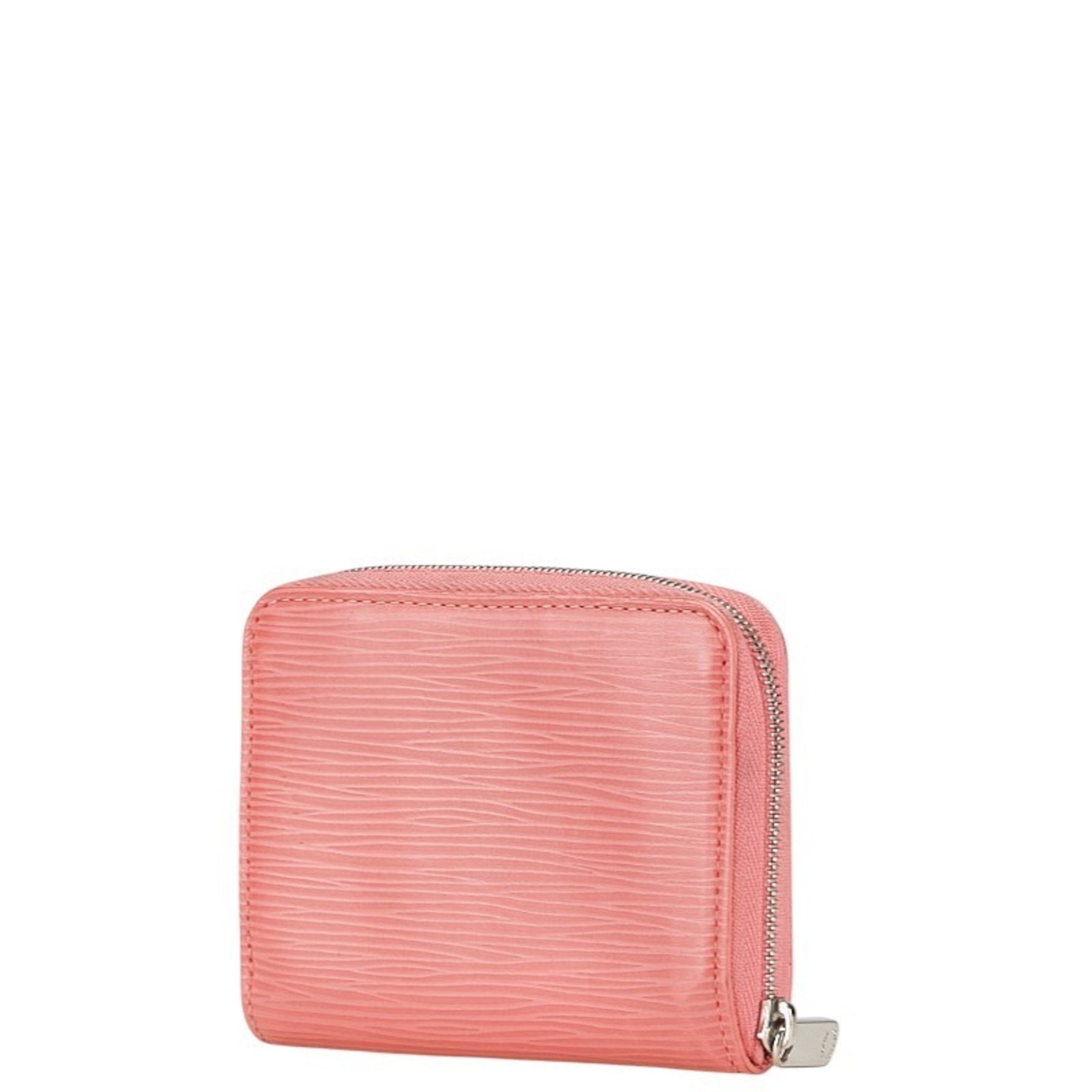 Louis Vuitton Epi Zippy Coin Purse Case M60593 Coral Orange Leather Women's LOUIS VUITTON
