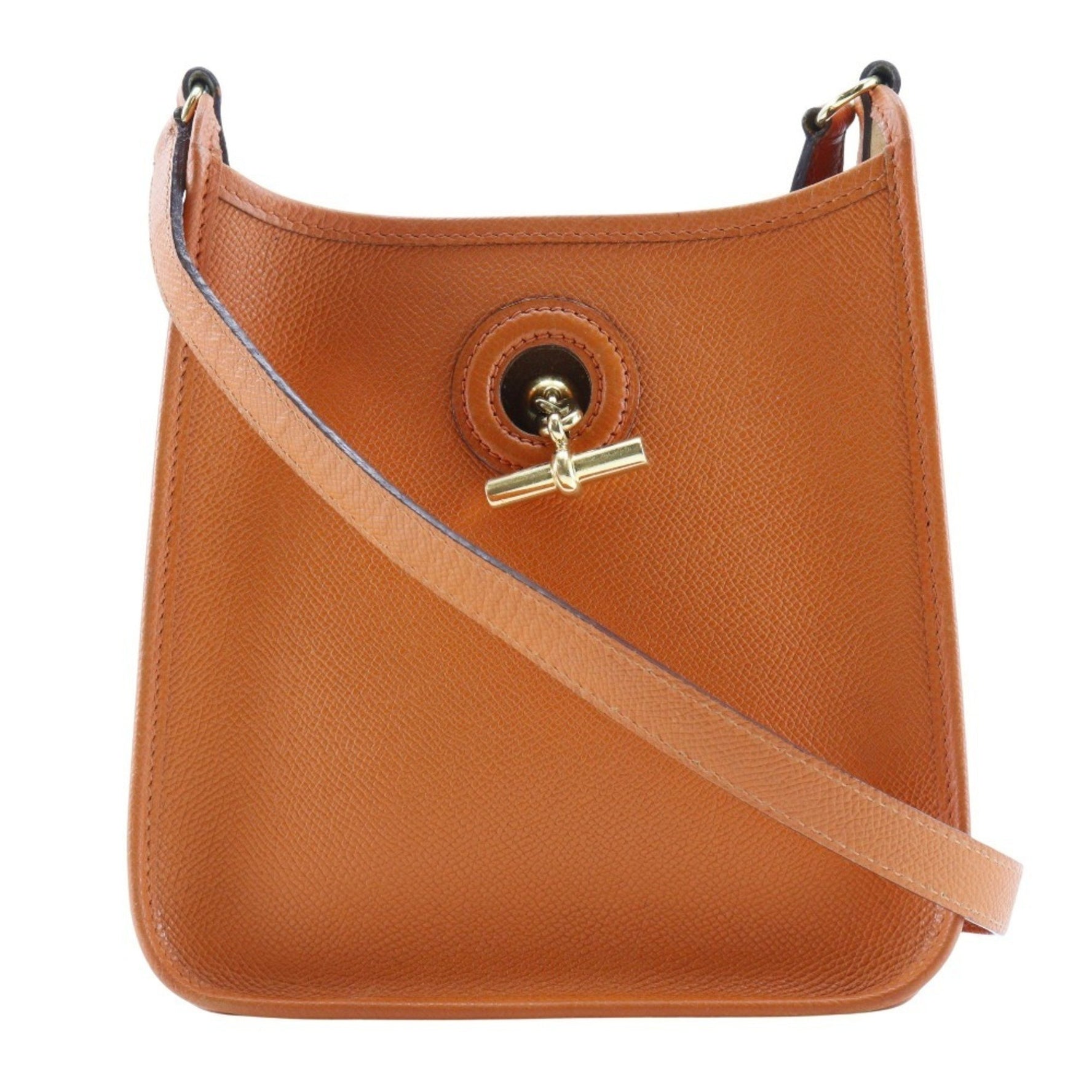 Hermes HERMES Vespa TPM Shoulder Bag Veau Epsom 2004 Orange □H Ladies