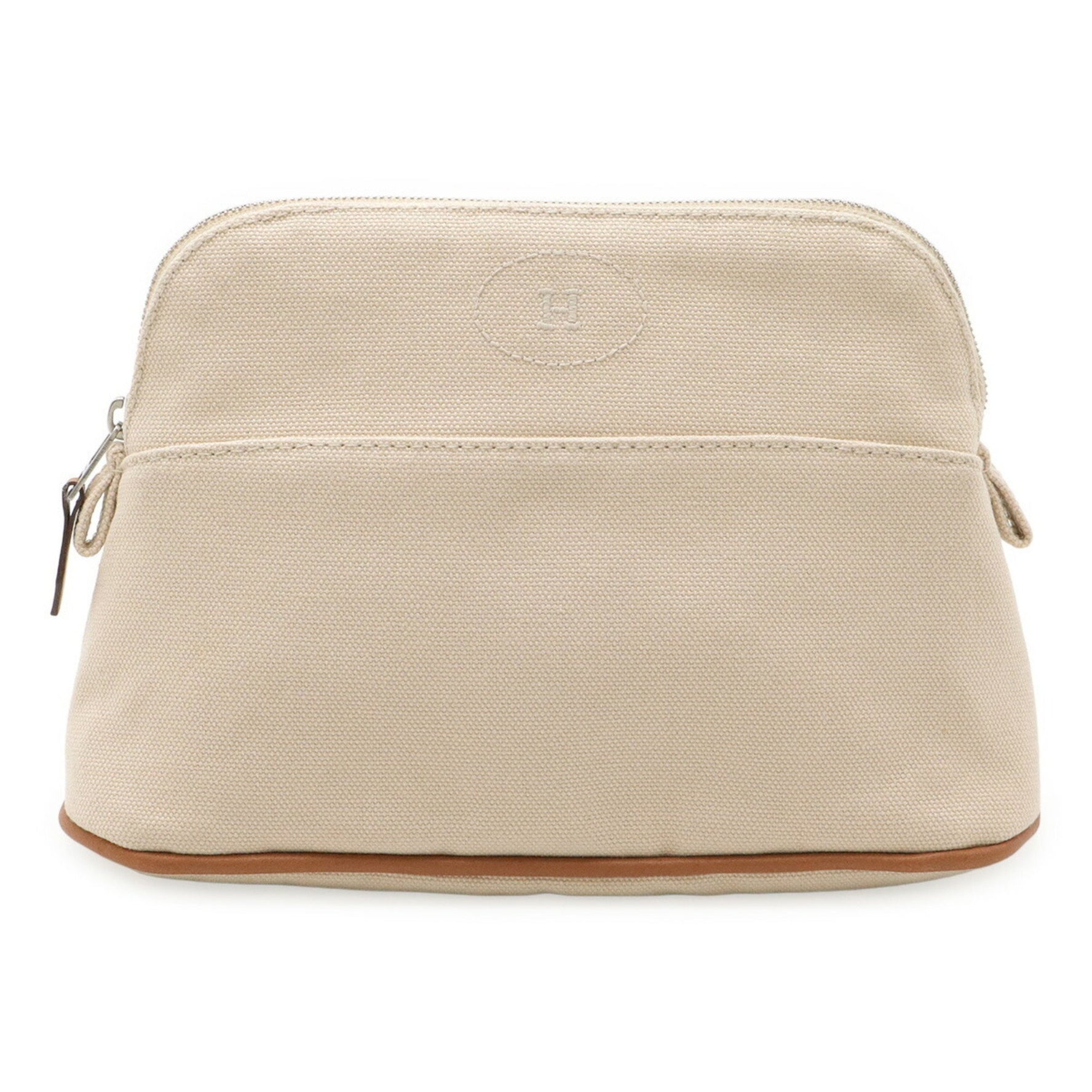 HERMES Bolide Pouch 20 Multi-Pouch Canvas Leather