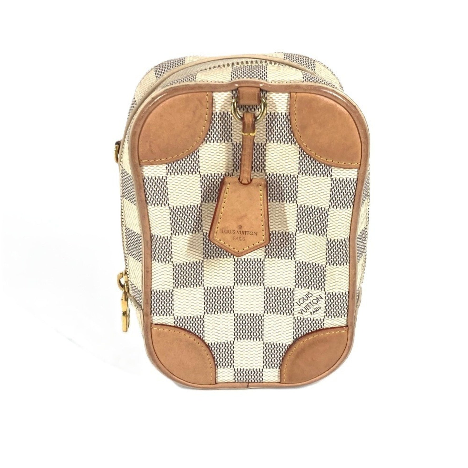 Louis Vuitton Damier Azur Neo Capy Bag Crossbody Pochette Pouch Shoulder Canvas