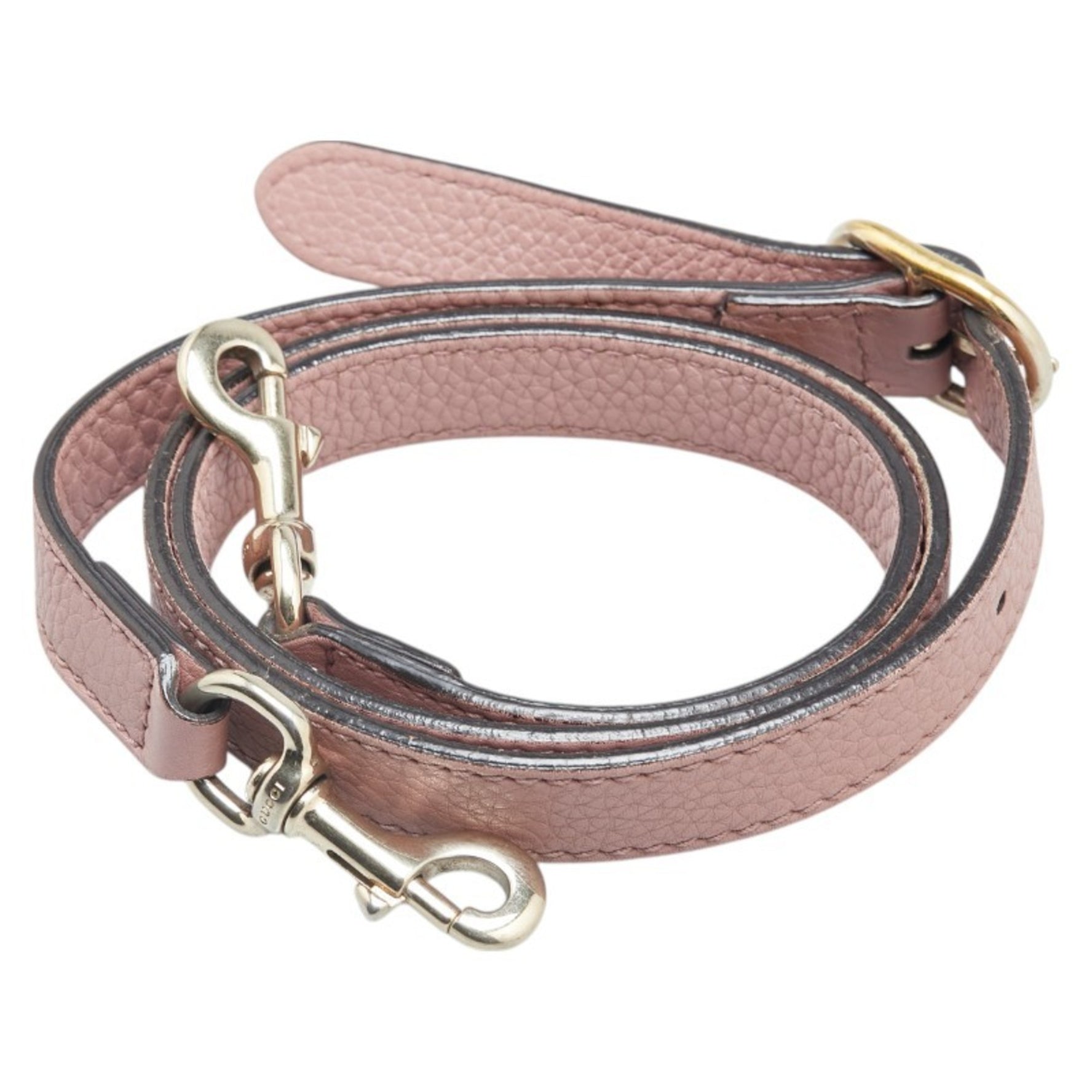 Gucci shoulder strap, pink leather, women's, GUCCI