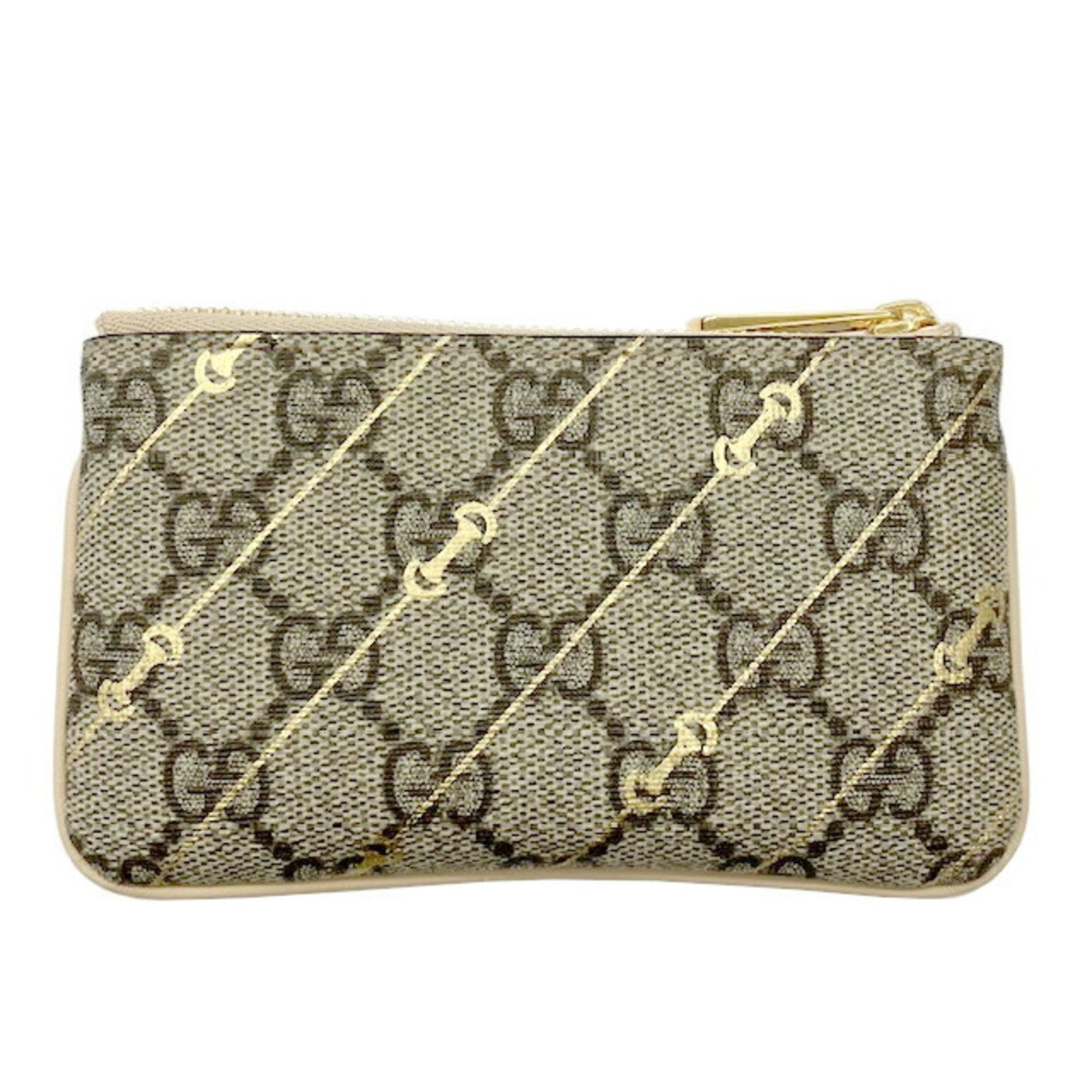 GUCCI Horsebit GG Supreme Wallet/Coin Case