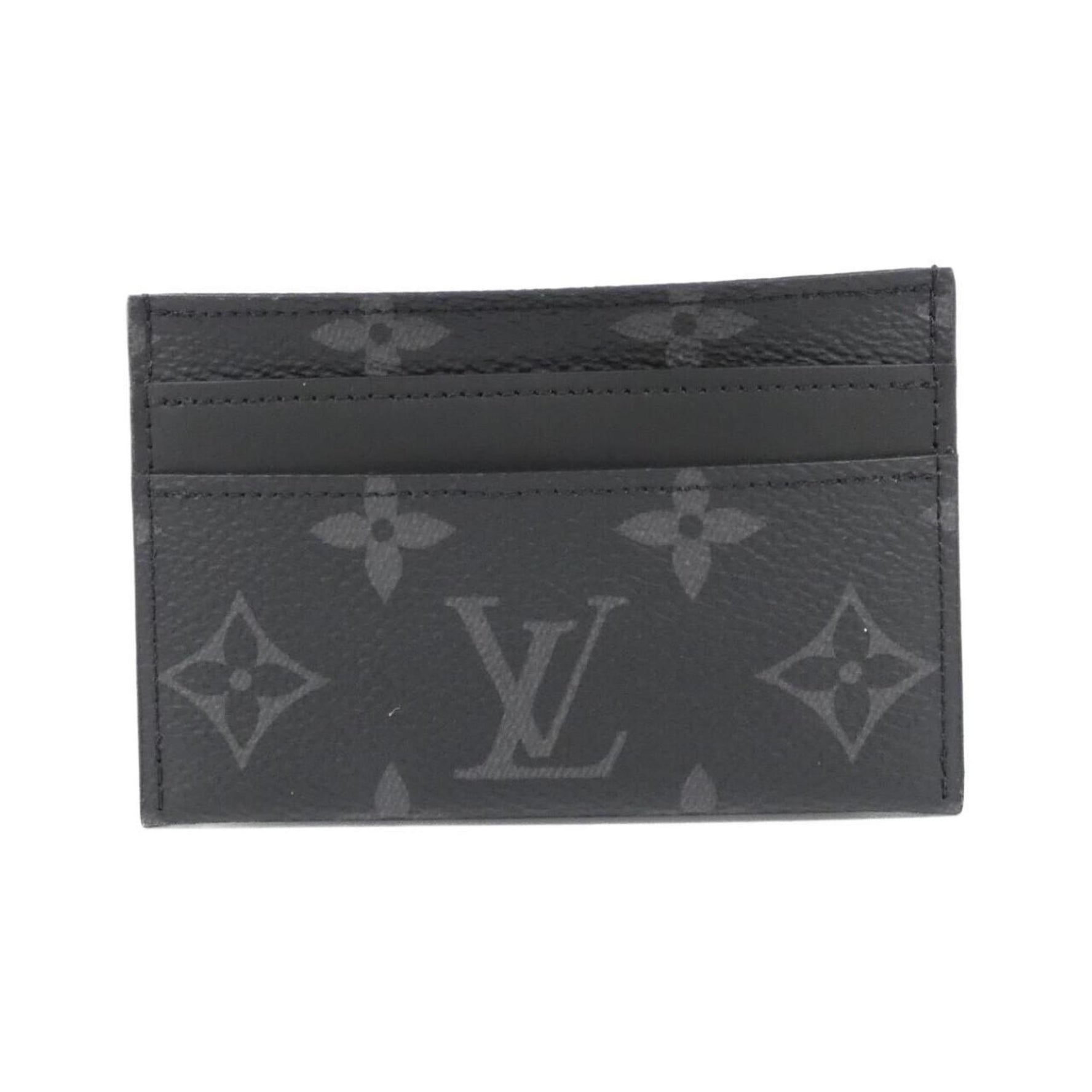 Louis Vuitton Monogram Eclipse Porte Carte Double Business Card Case