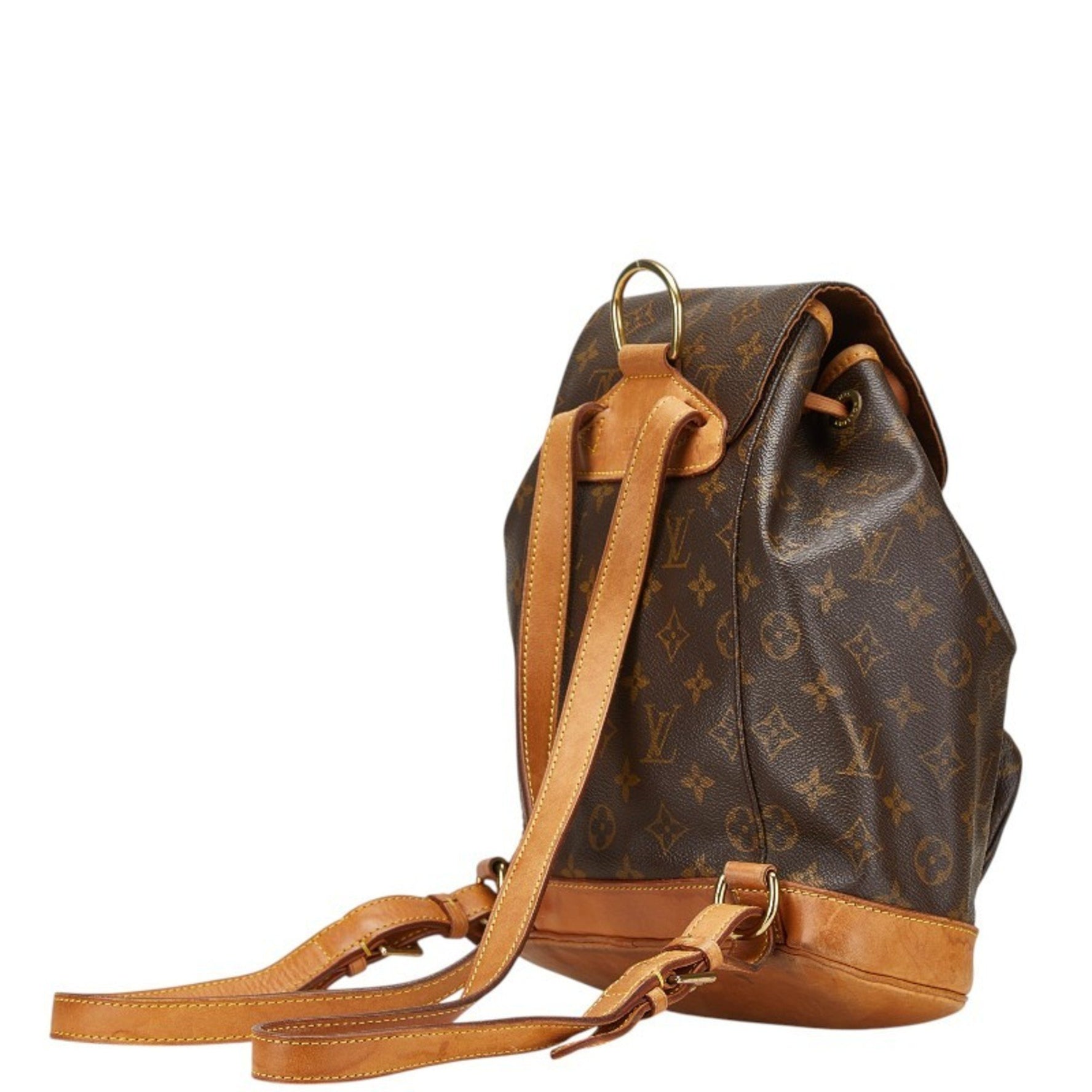 Louis Vuitton Monogram Montsouris MM Backpack Leather LOUIS VUITTON
